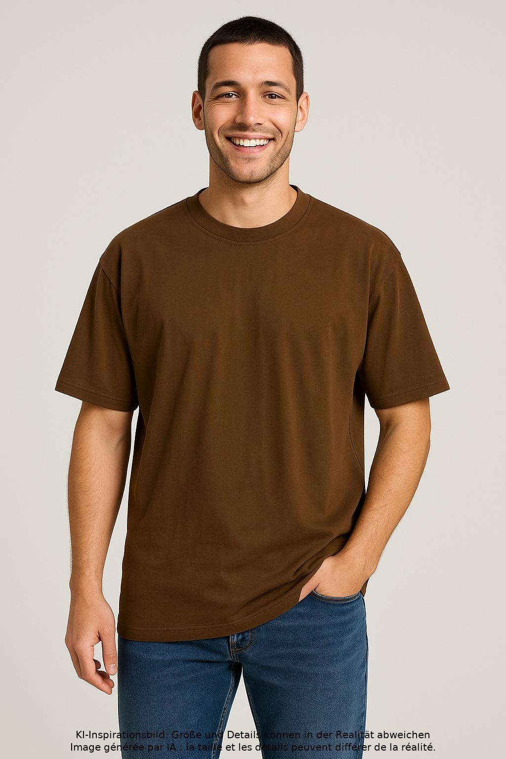 

Boss Orange Herren T-Shirt, braun, Gr. 60