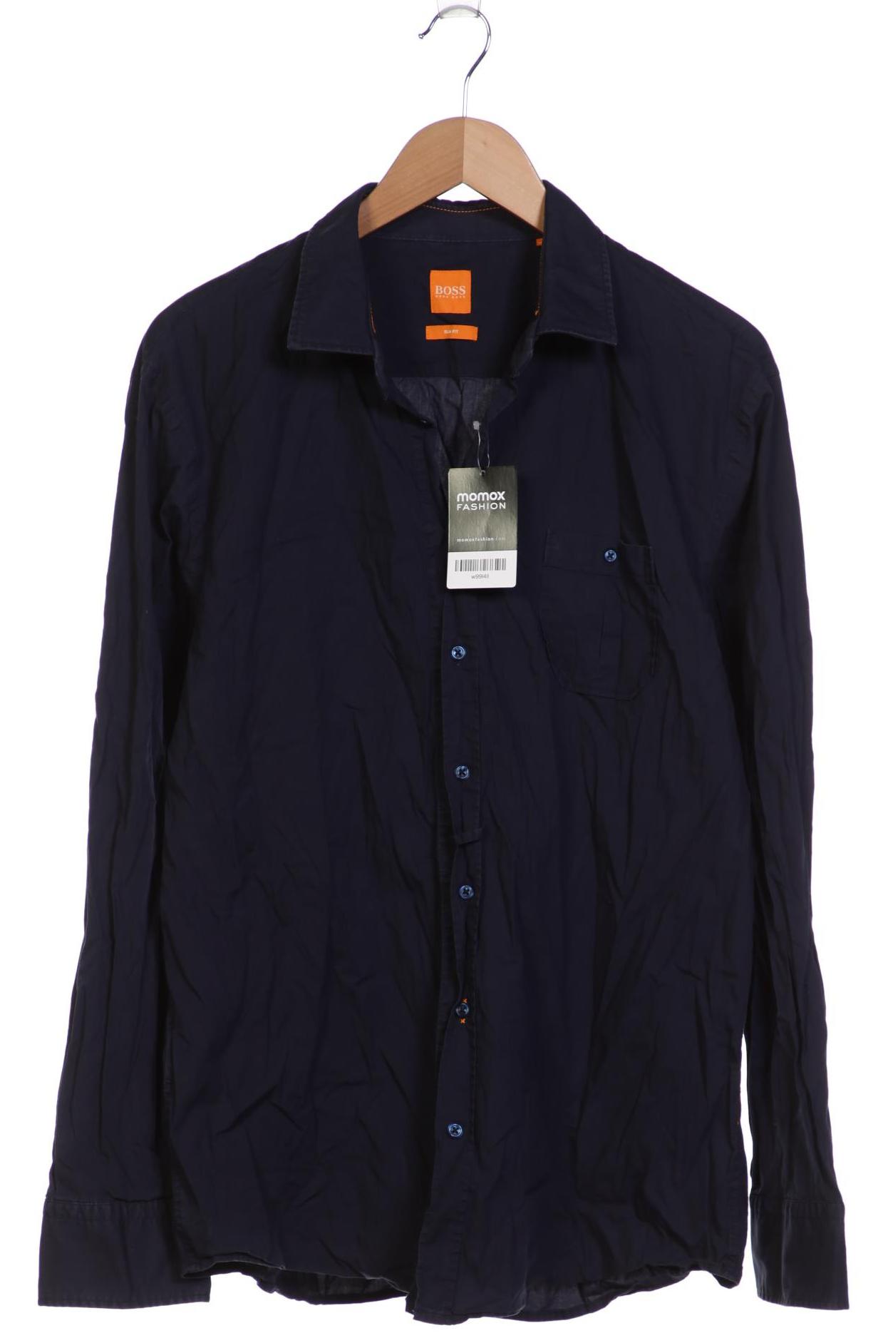 

Boss Orange Herren Hemd, marineblau, Gr. 56