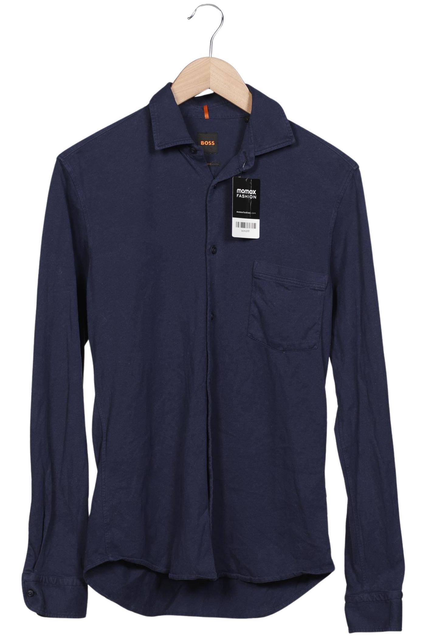 

Boss Orange Herren Hemd, marineblau, Gr. 46