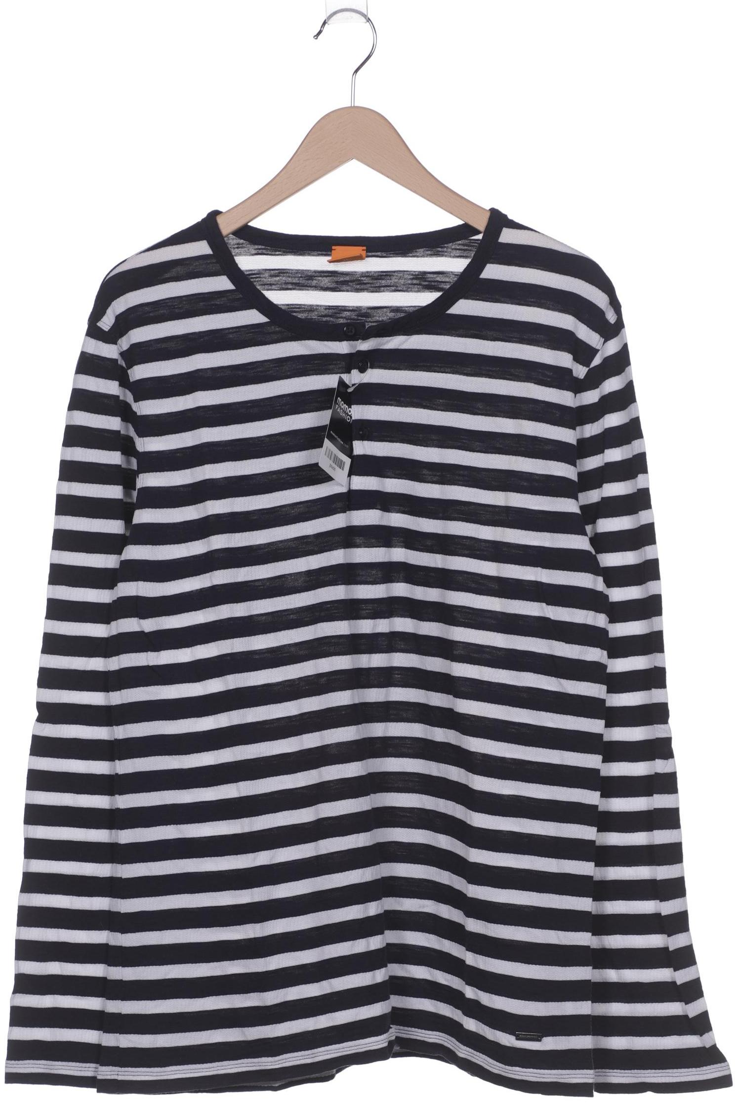 

Boss Orange Herren Langarmshirt, marineblau, Gr. 54