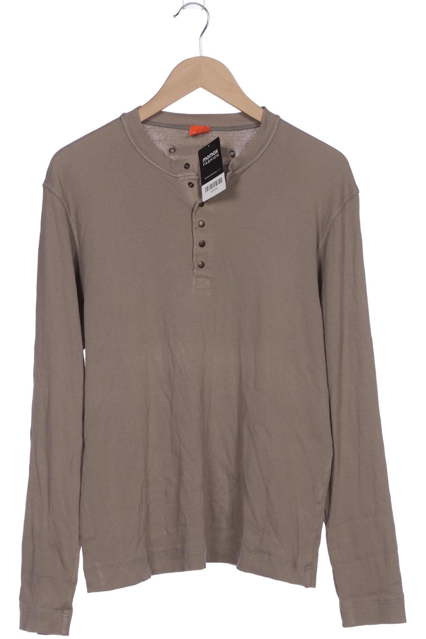 

Boss Orange Herren Langarmshirt, braun, Gr. 54