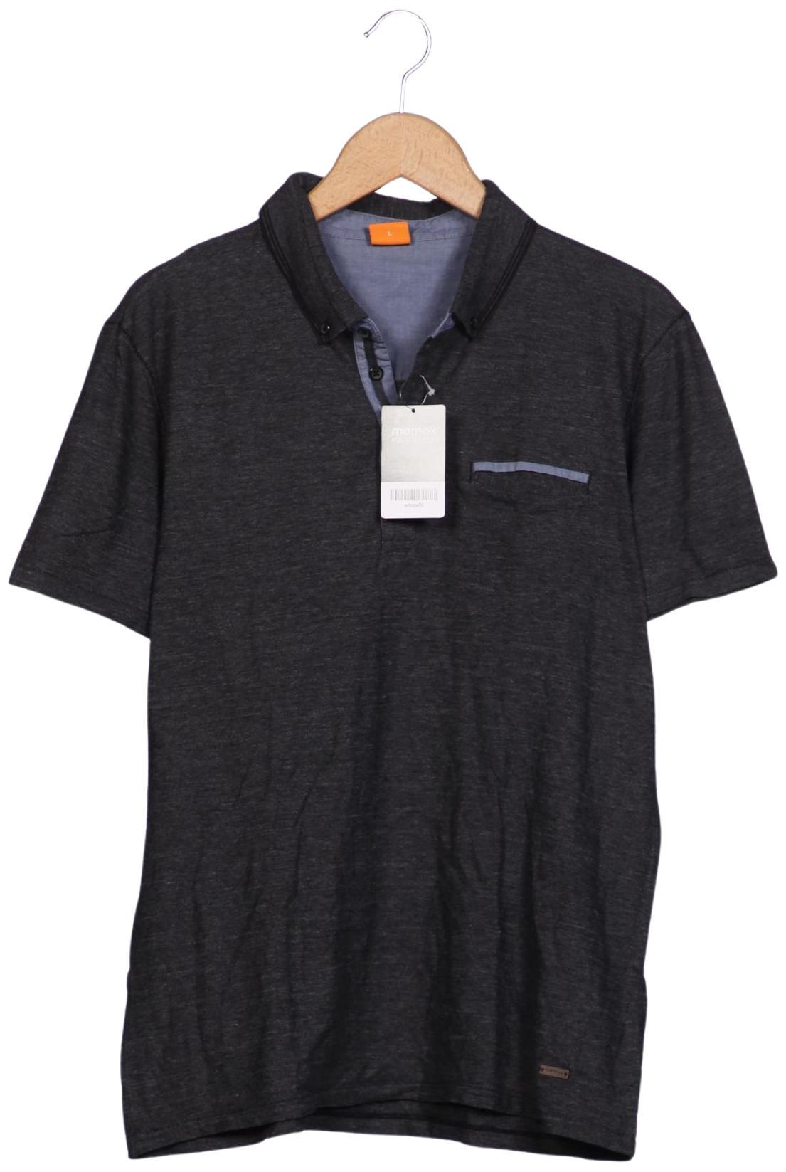 

Boss Orange Herren Poloshirt, grau, Gr. 52