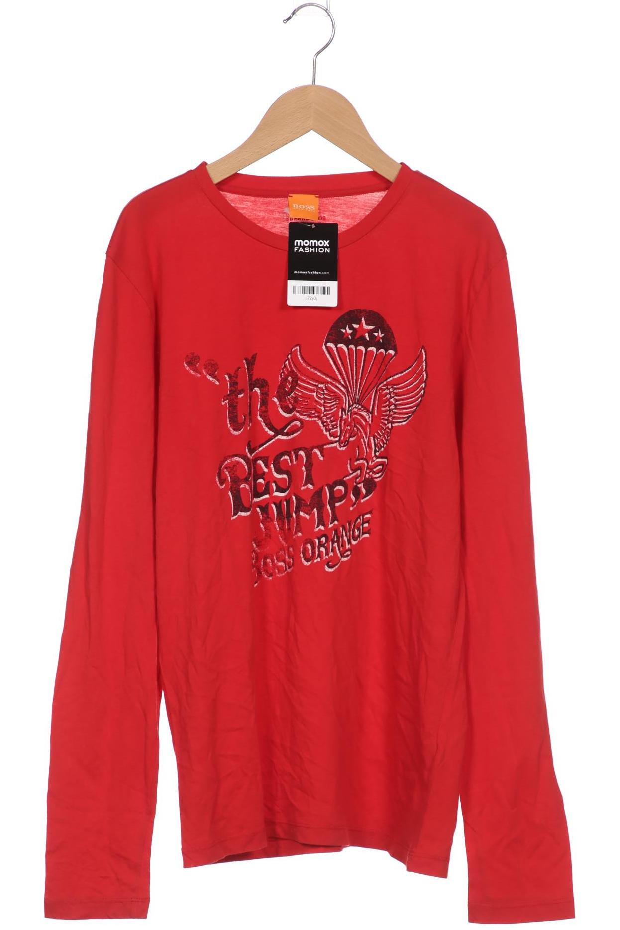 

Boss Orange Herren Langarmshirt, rot, Gr. 46