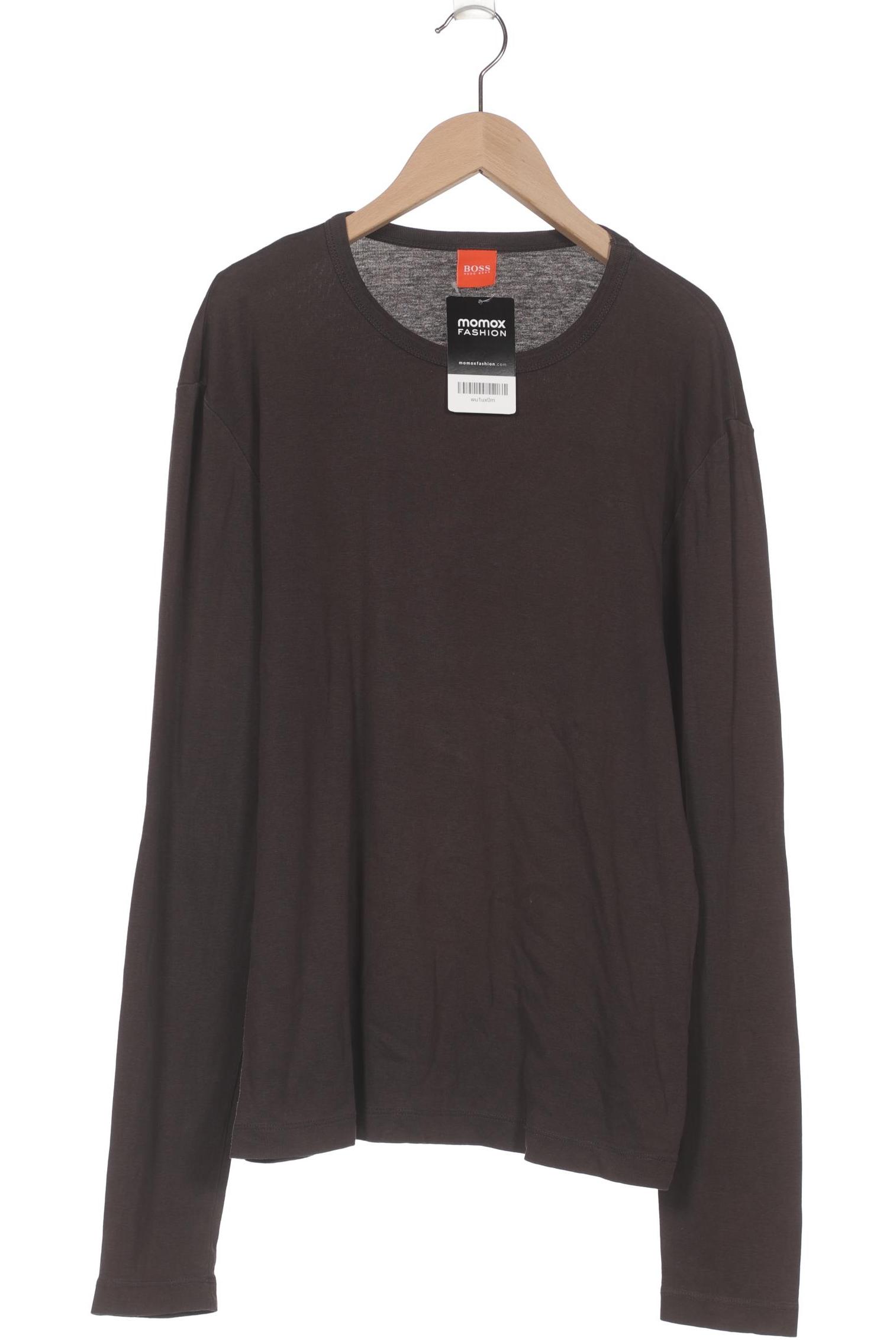 

Boss Orange Herren Langarmshirt, braun, Gr. 52