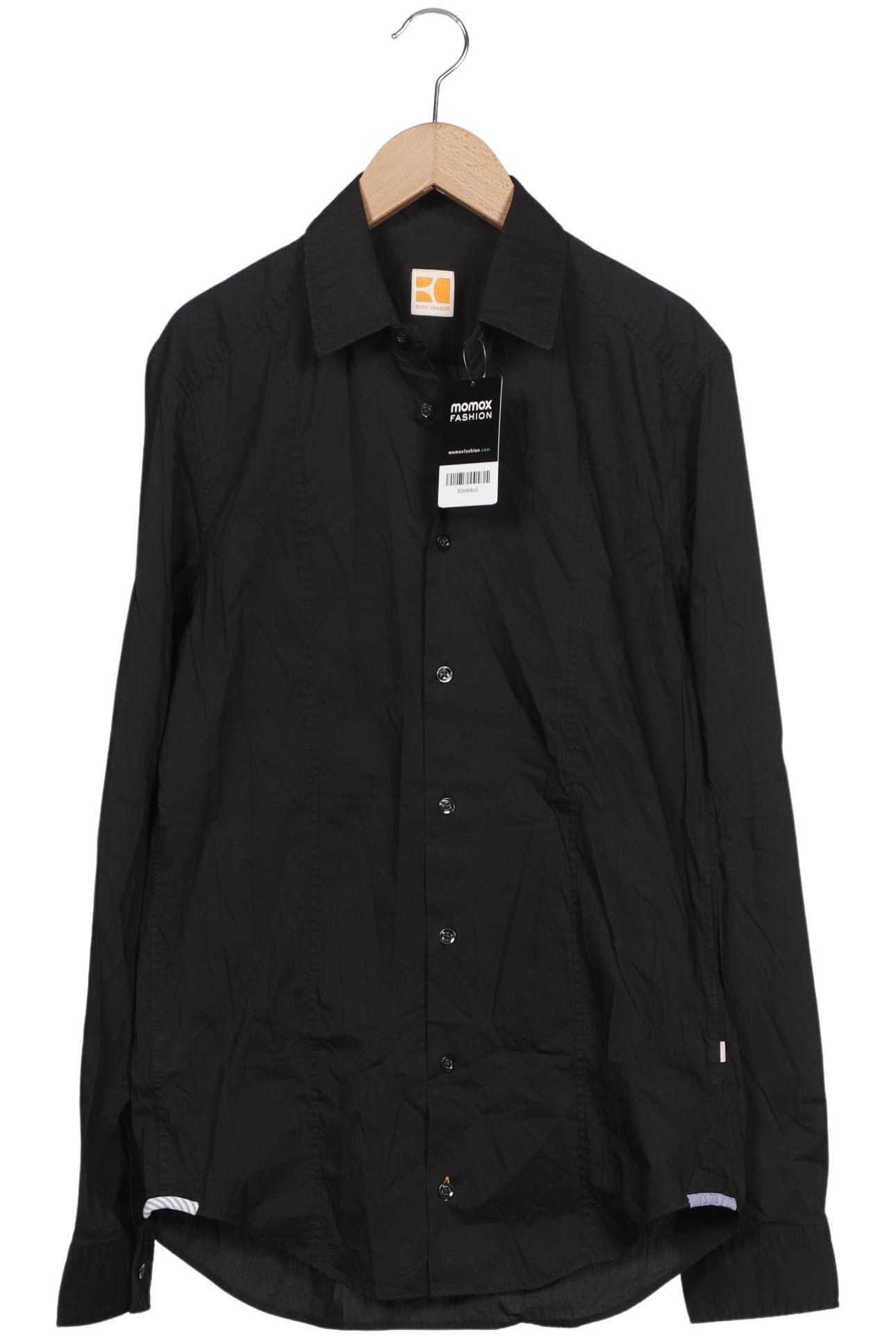 

Boss Orange Herren Hemd, schwarz, Gr. 46