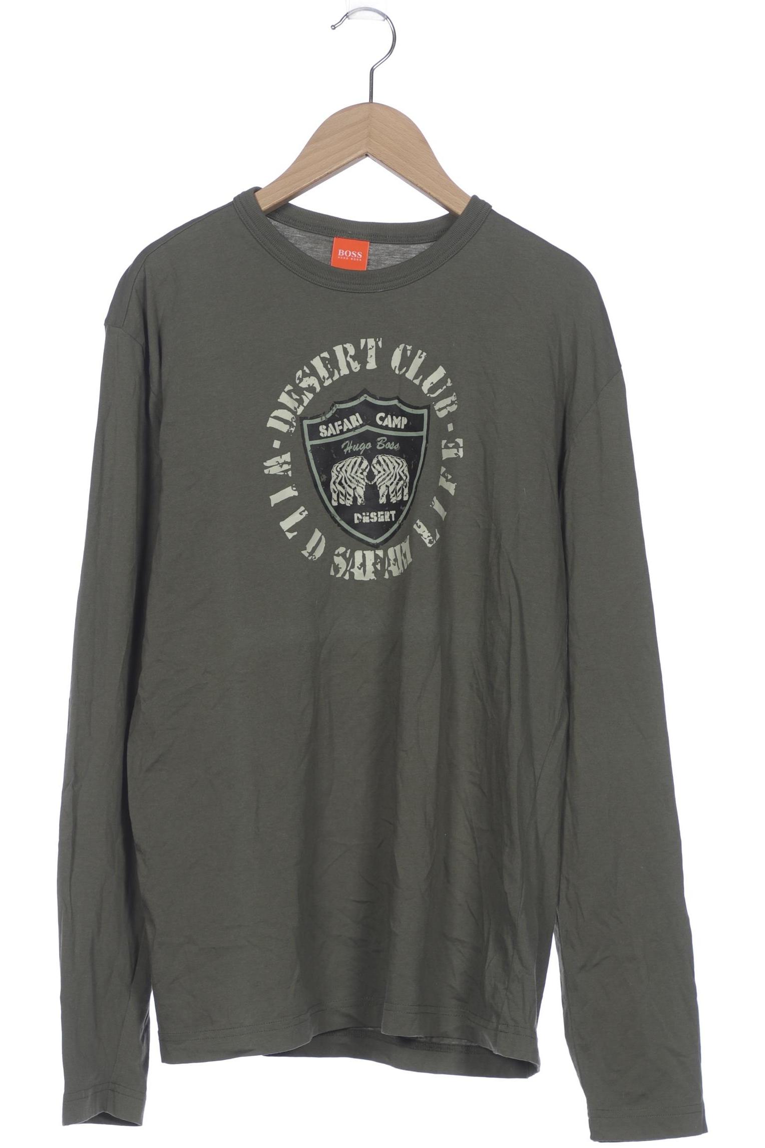 

Boss Orange Herren Langarmshirt, grün, Gr. 48