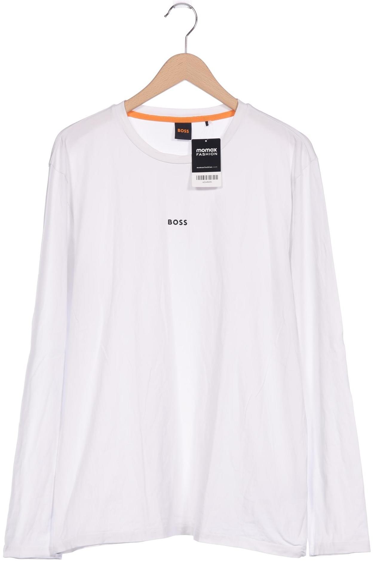 

Boss Orange Herren Langarmshirt, weiß, Gr. 56