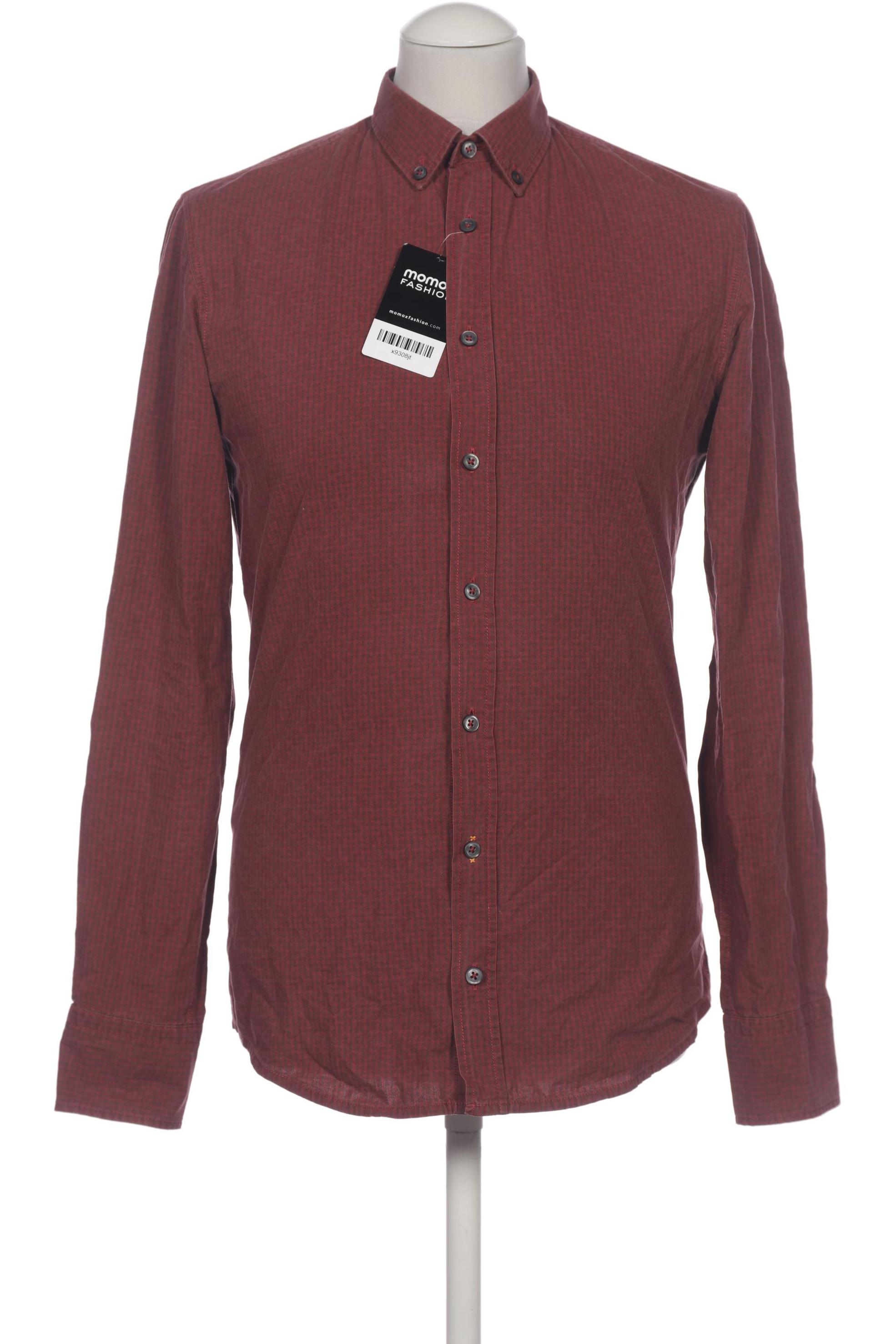 

Boss Orange Herren Hemd, bordeaux, Gr. 46