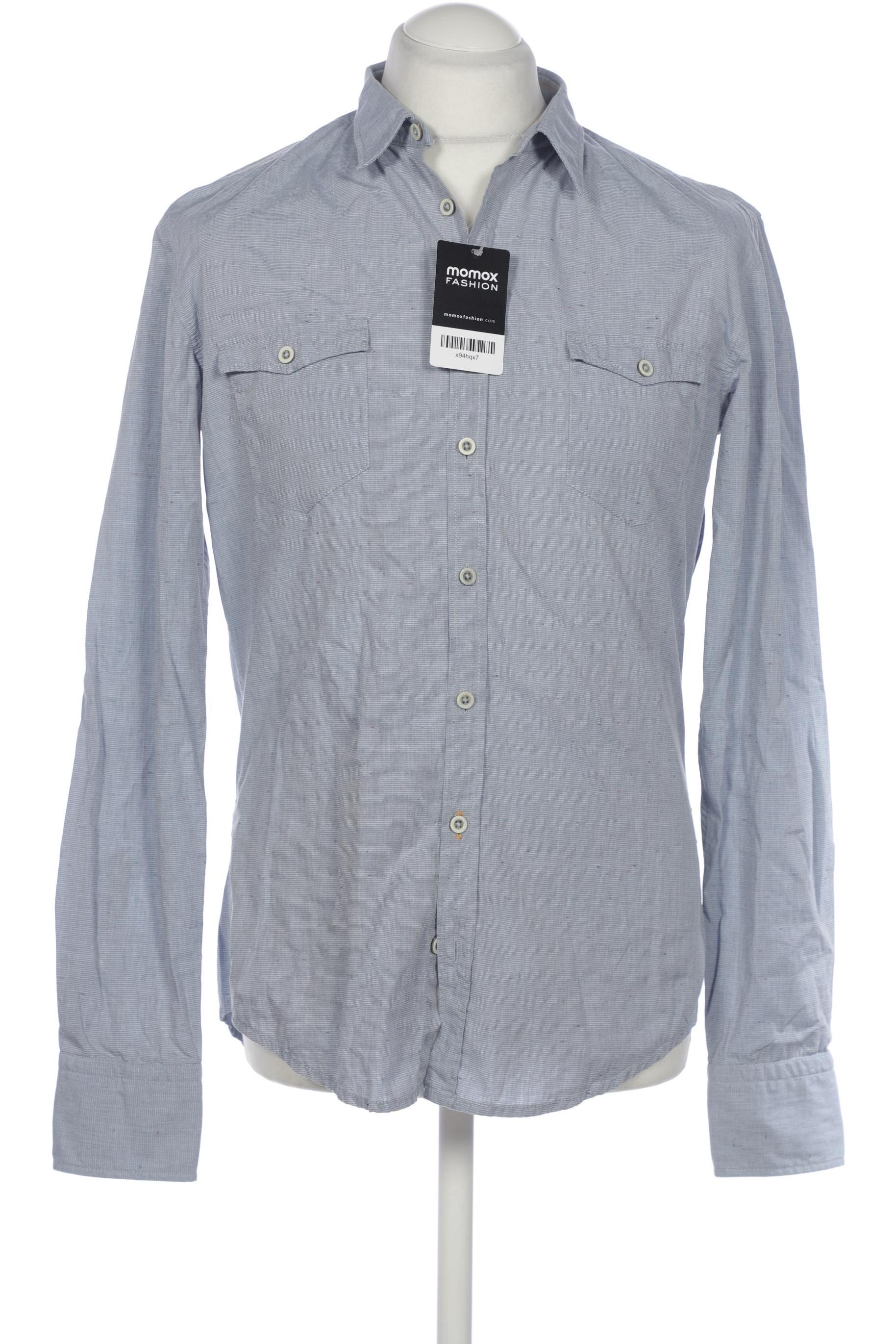 

Boss Orange Herren Hemd, blau, Gr. 48