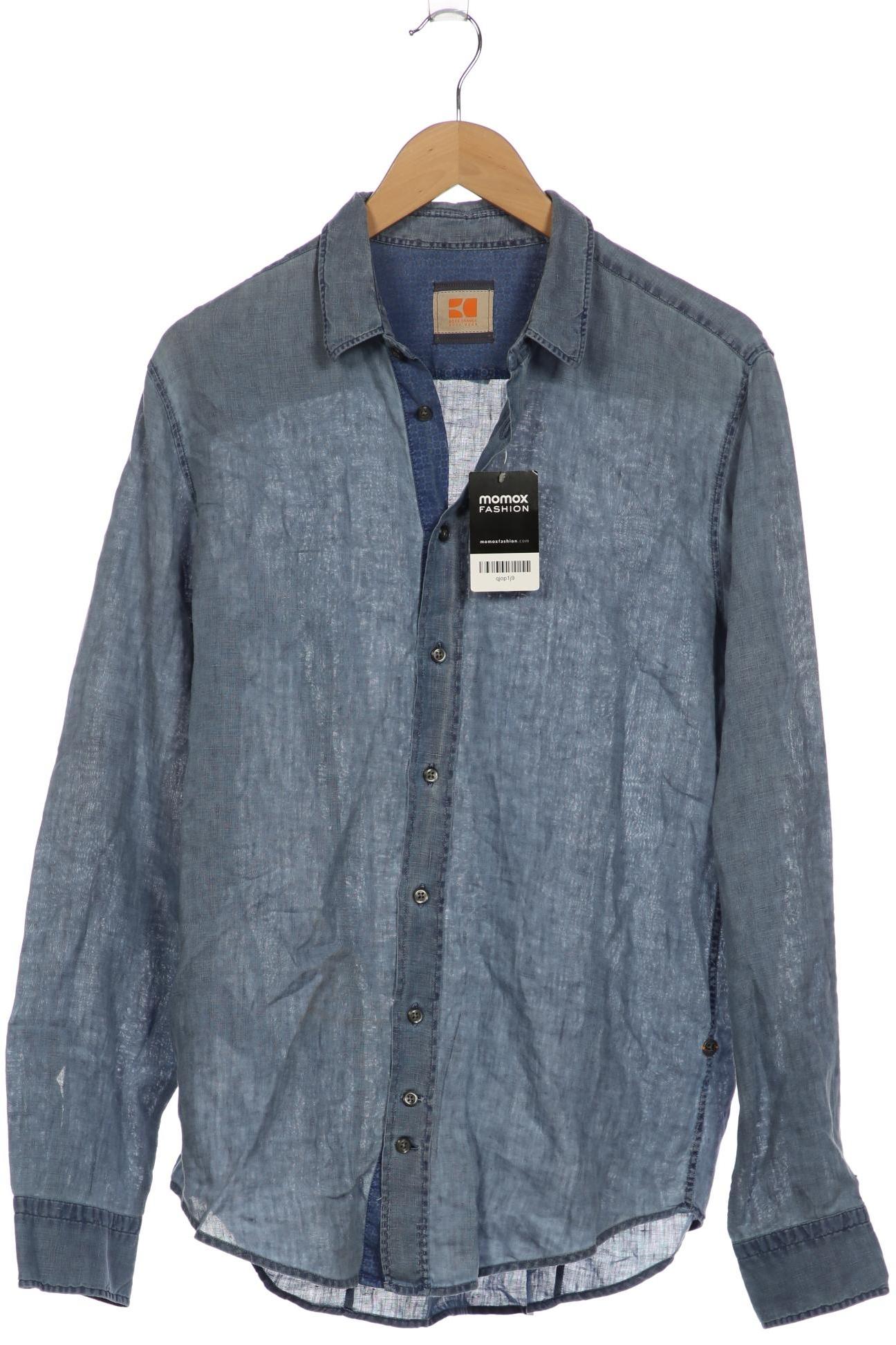 

Boss Orange Herren Hemd, blau, Gr. 48