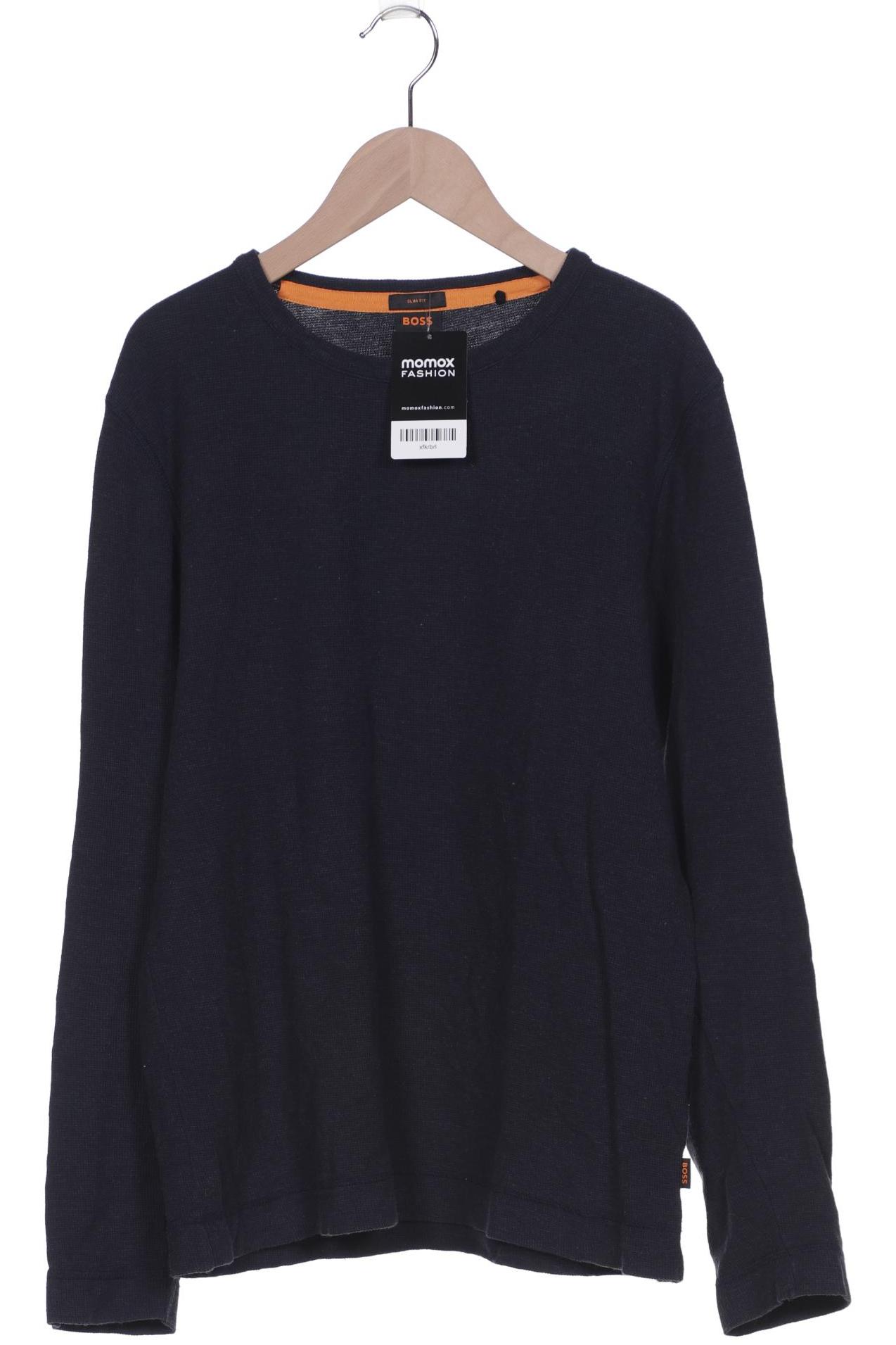 

Boss Orange Herren Langarmshirt, marineblau
