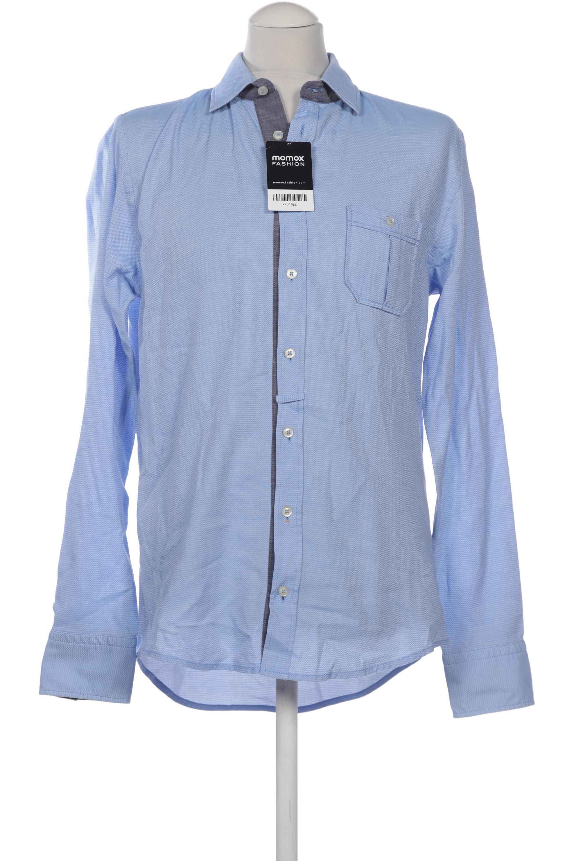 

Boss Orange Herren Hemd, blau, Gr. 48