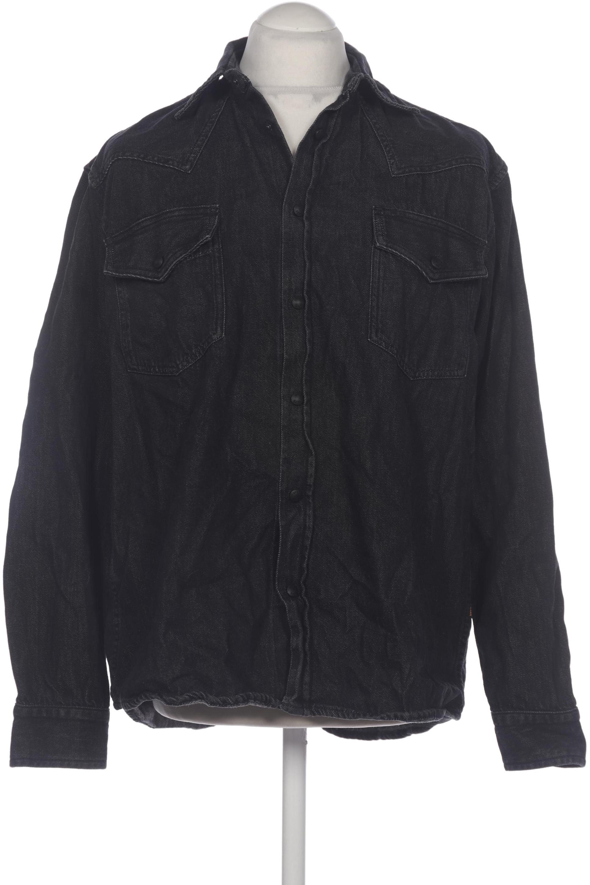 

Boss Orange Herren Hemd, schwarz, Gr. 52