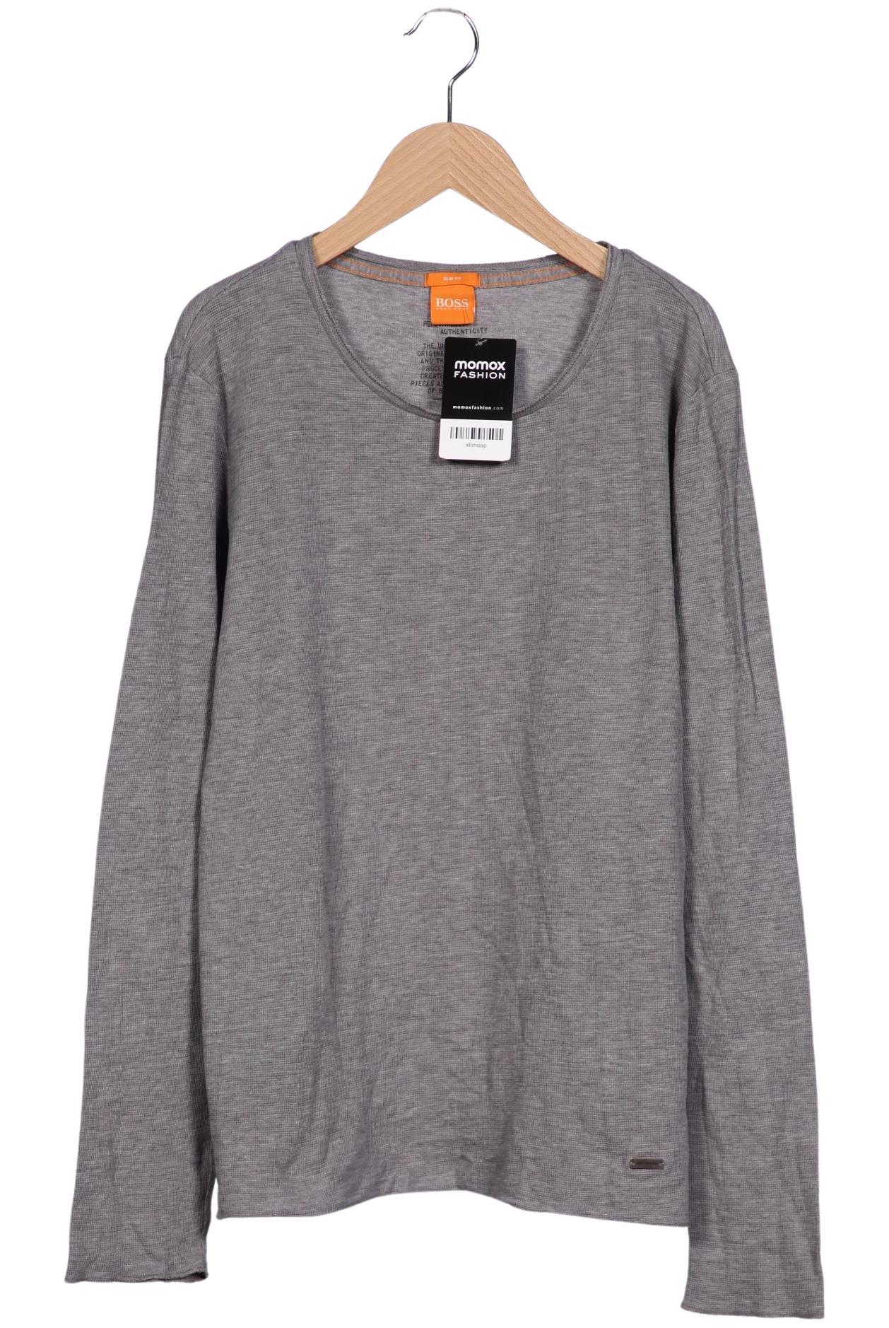 

Boss Orange Herren Langarmshirt, grau, Gr. 48