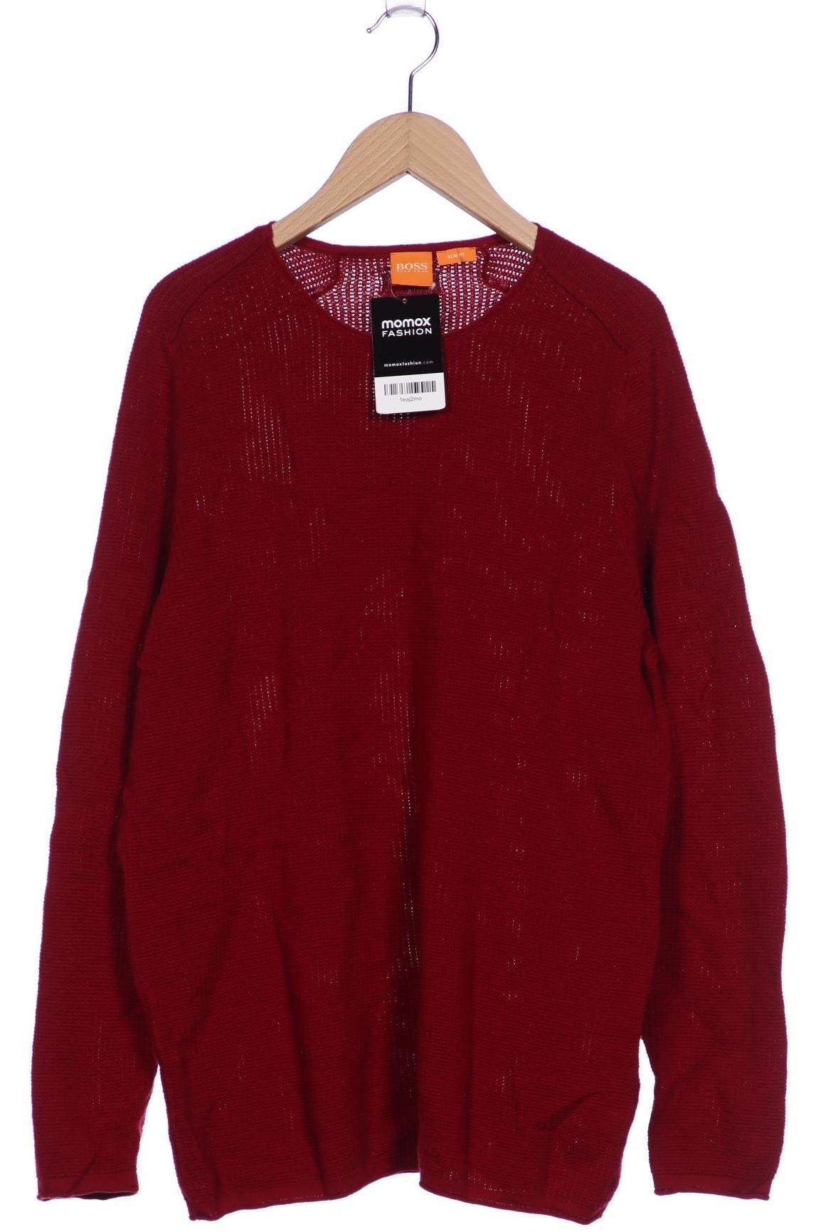 

Boss Orange Herren Pullover, bordeaux, Gr. 54