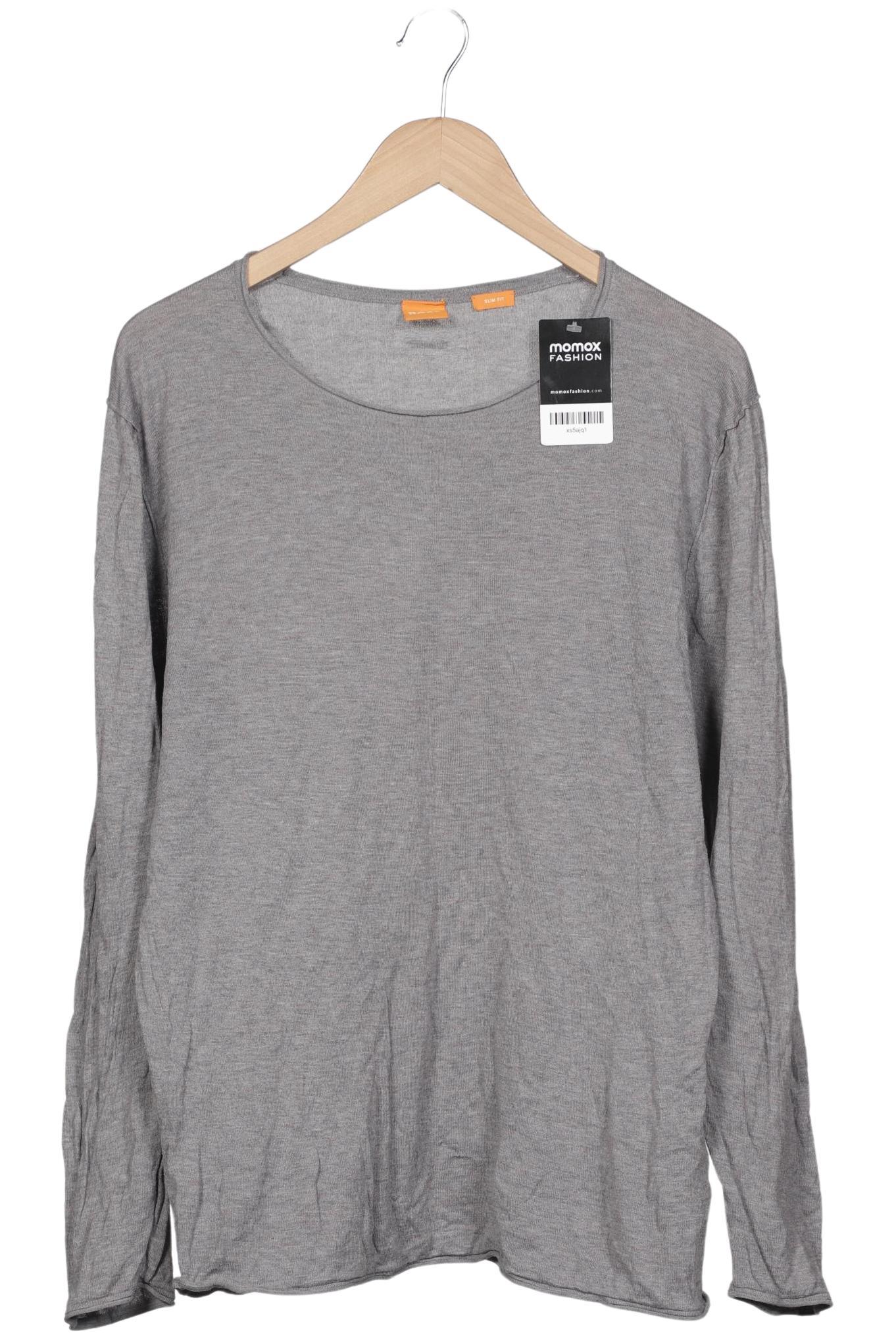 

Boss Orange Herren Langarmshirt, grau, Gr. 54
