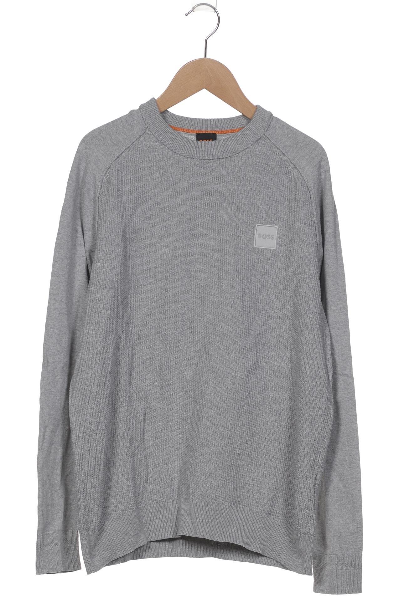 

Boss Orange Herren Pullover, grau, Gr. 48