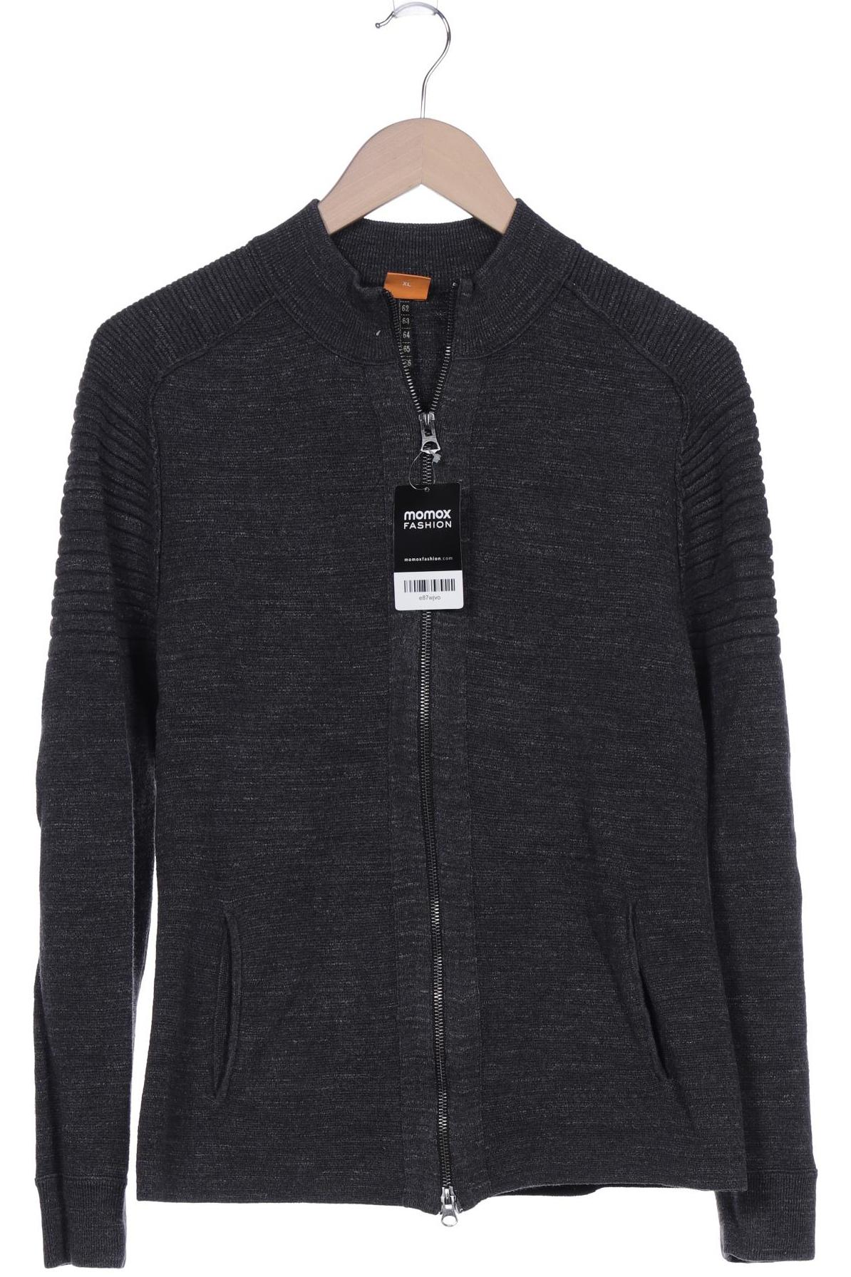 

Boss Orange Herren Strickjacke, grau, Gr. 54