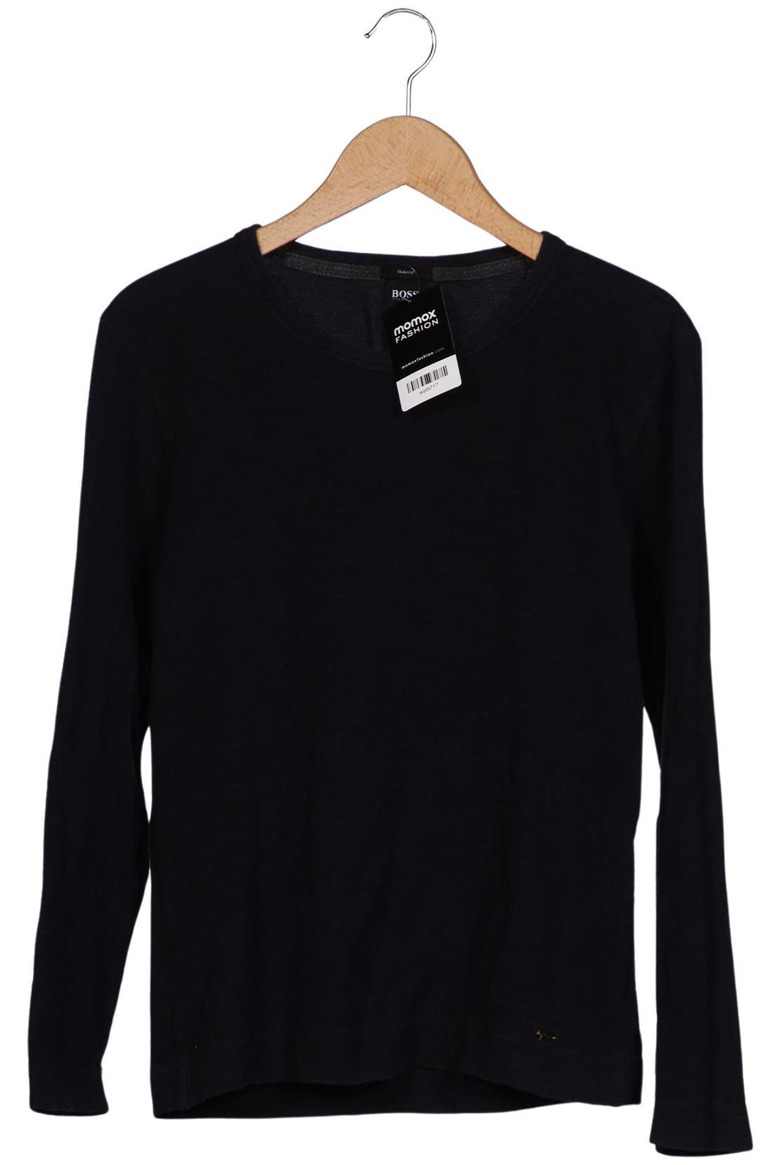 

Boss Orange Herren Langarmshirt, marineblau, Gr. 48