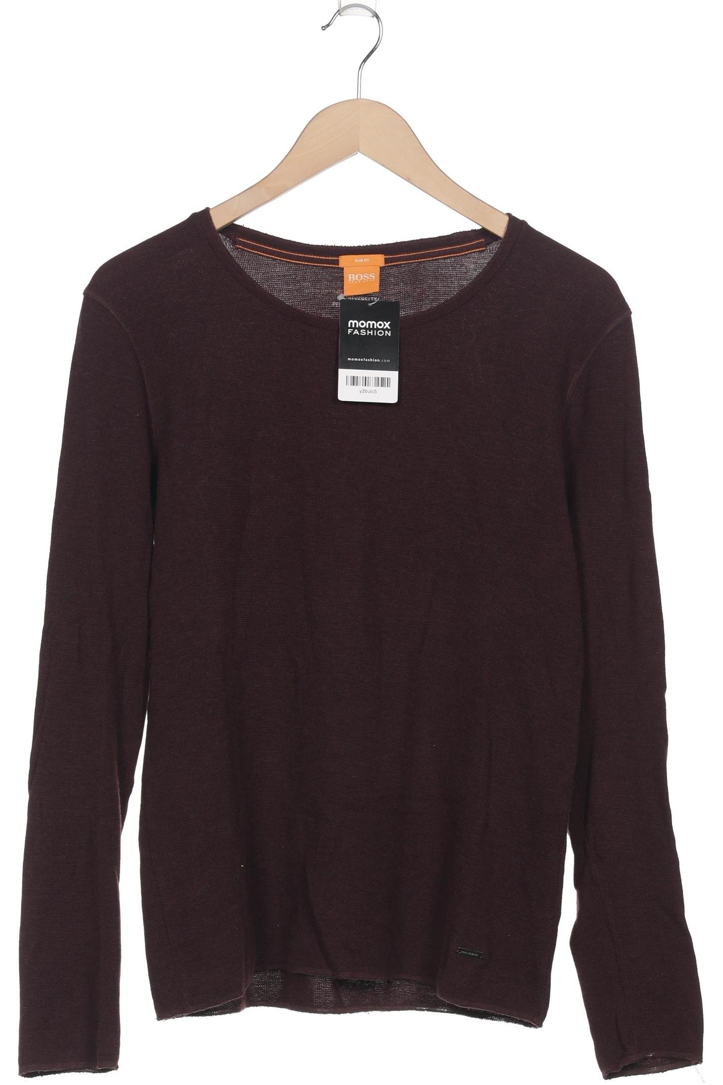 

Boss Orange Herren Pullover, bordeaux, Gr. 48