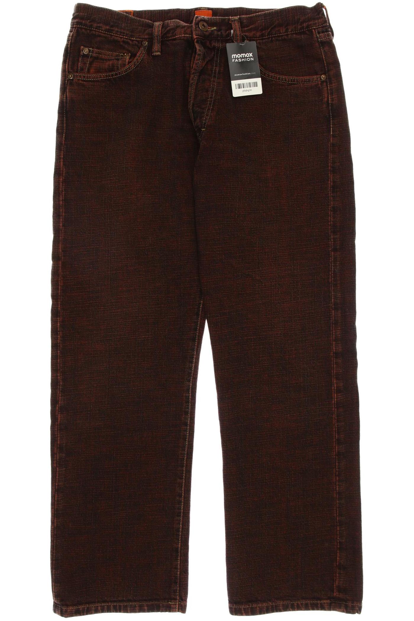 

Boss Orange Herren Jeans, bordeaux