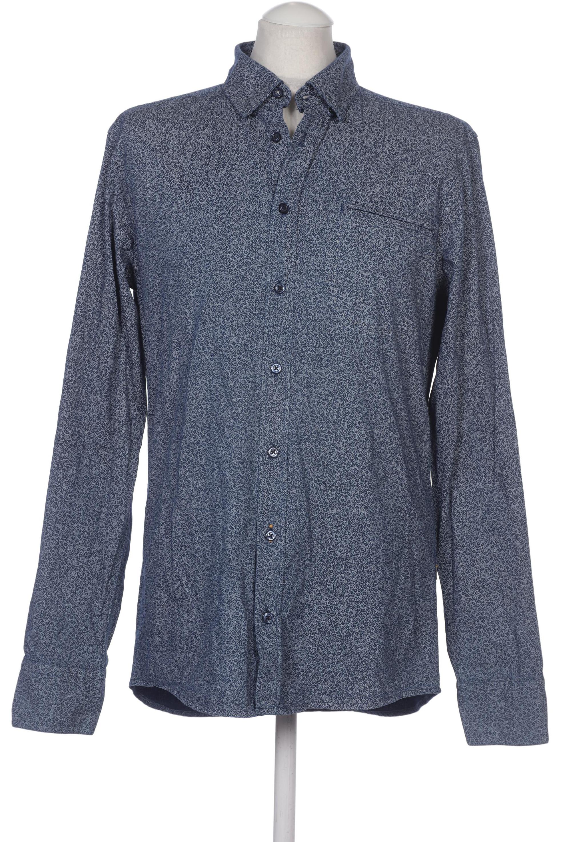 

Boss Orange Herren Hemd, marineblau, Gr. 48
