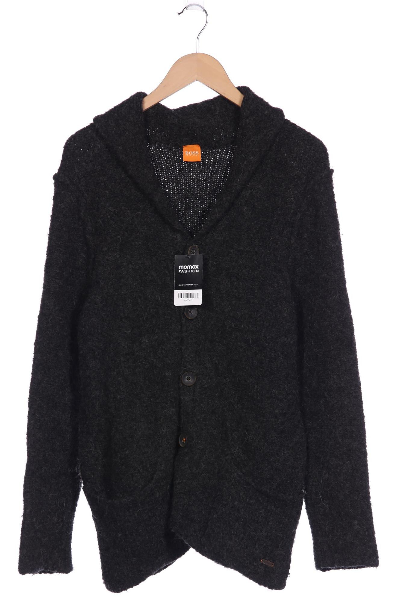 

Boss Orange Herren Strickjacke, grau, Gr. 54