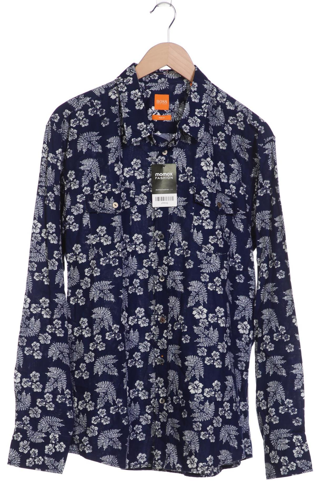 

Boss Orange Herren Hemd, marineblau, Gr. 56