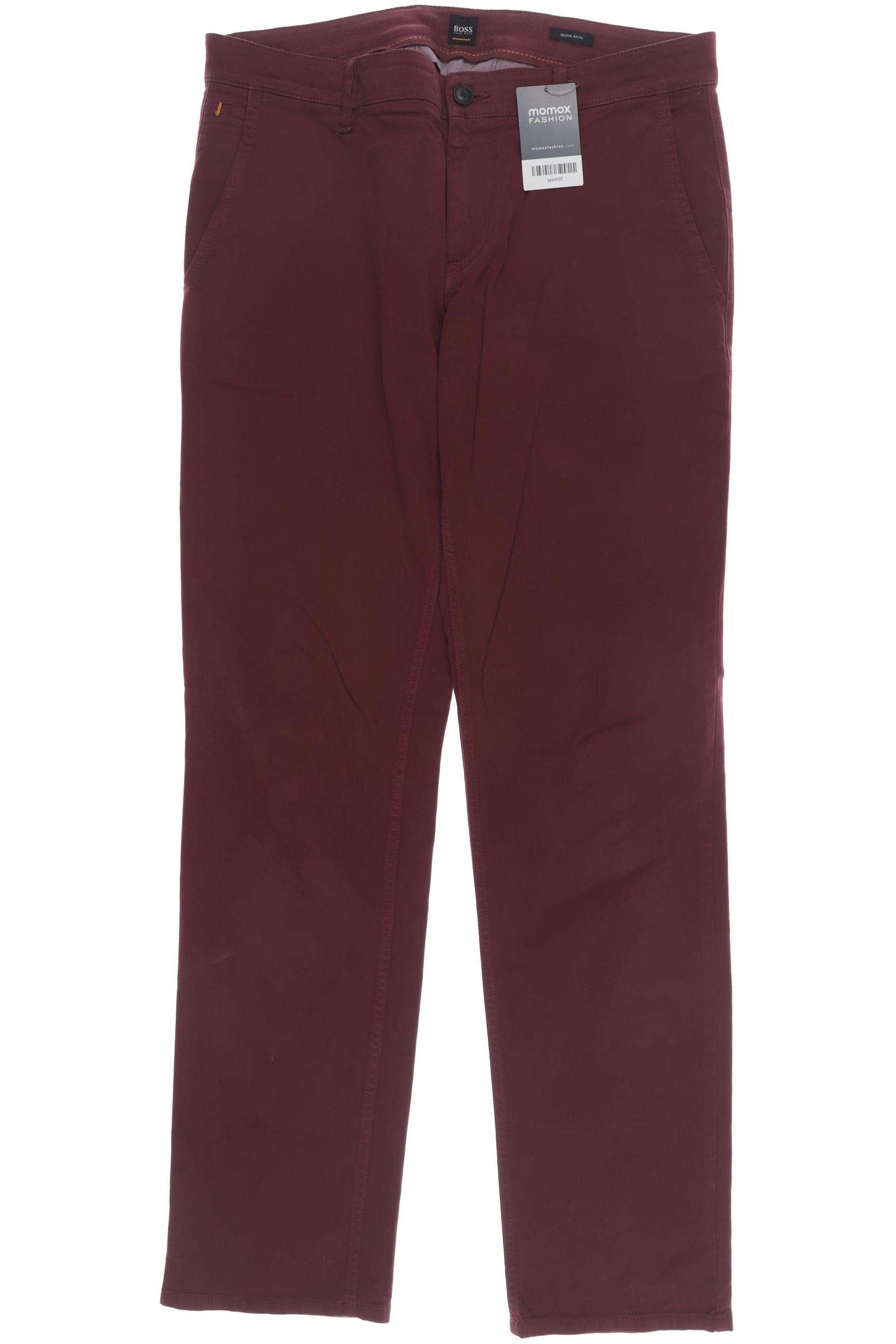 

Boss Orange Herren Stoffhose, bordeaux