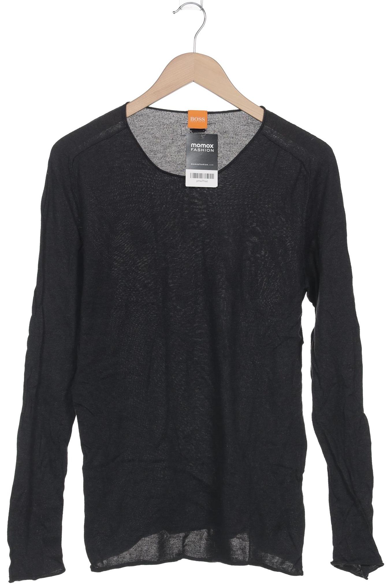

Boss Orange Herren Langarmshirt, marineblau, Gr. 46