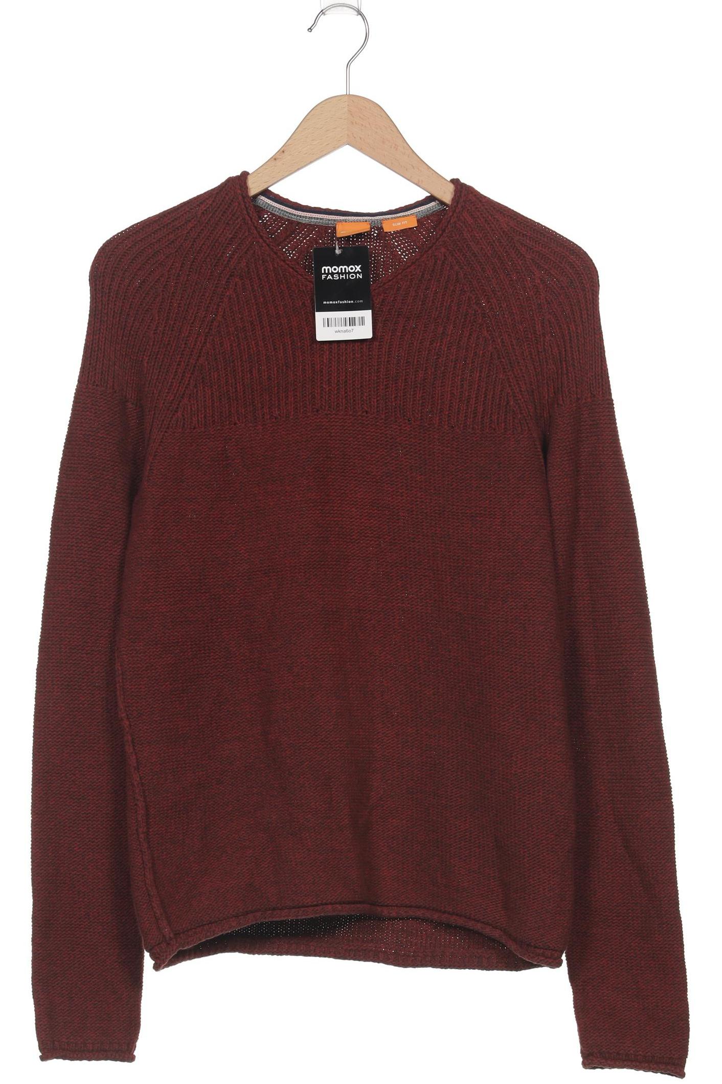 

Boss Orange Herren Pullover, bordeaux, Gr. 48