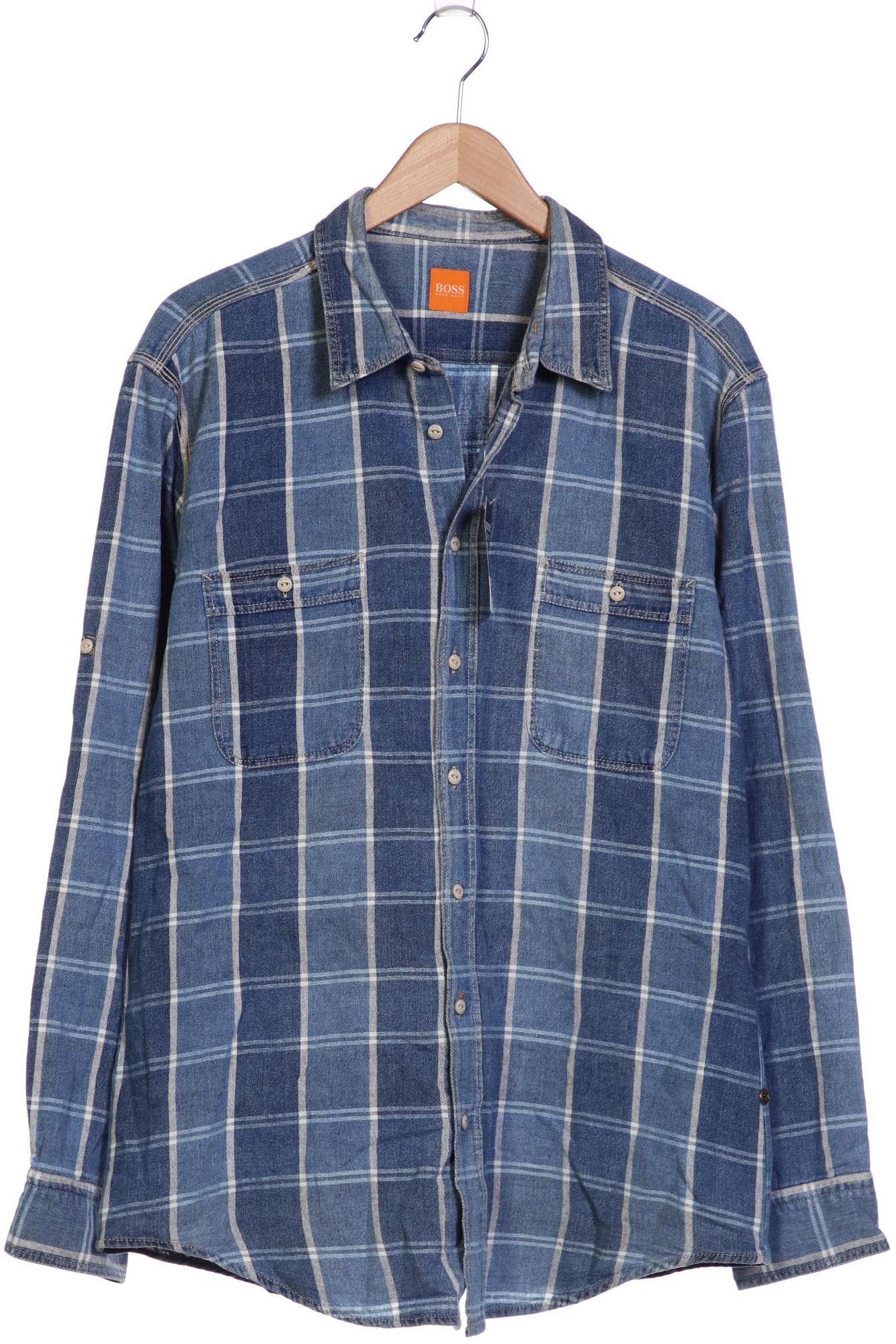

Boss Orange Herren Hemd, blau, Gr. 56