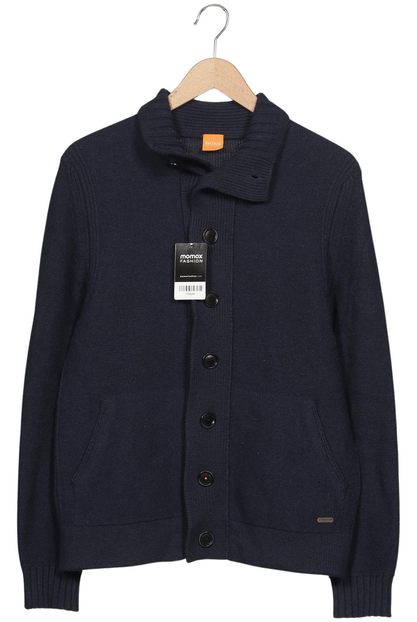 

Boss Orange Herren Strickjacke, marineblau, Gr. 48