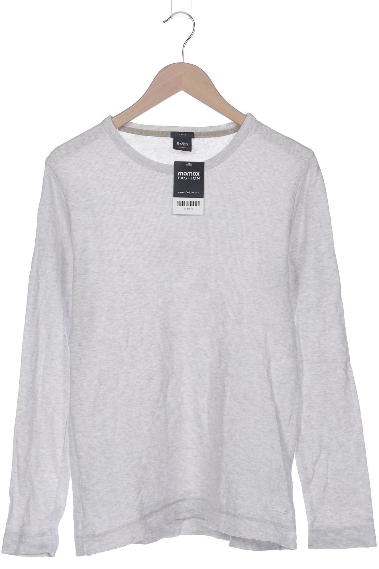 

Boss Orange Herren Langarmshirt, grau, Gr. 54