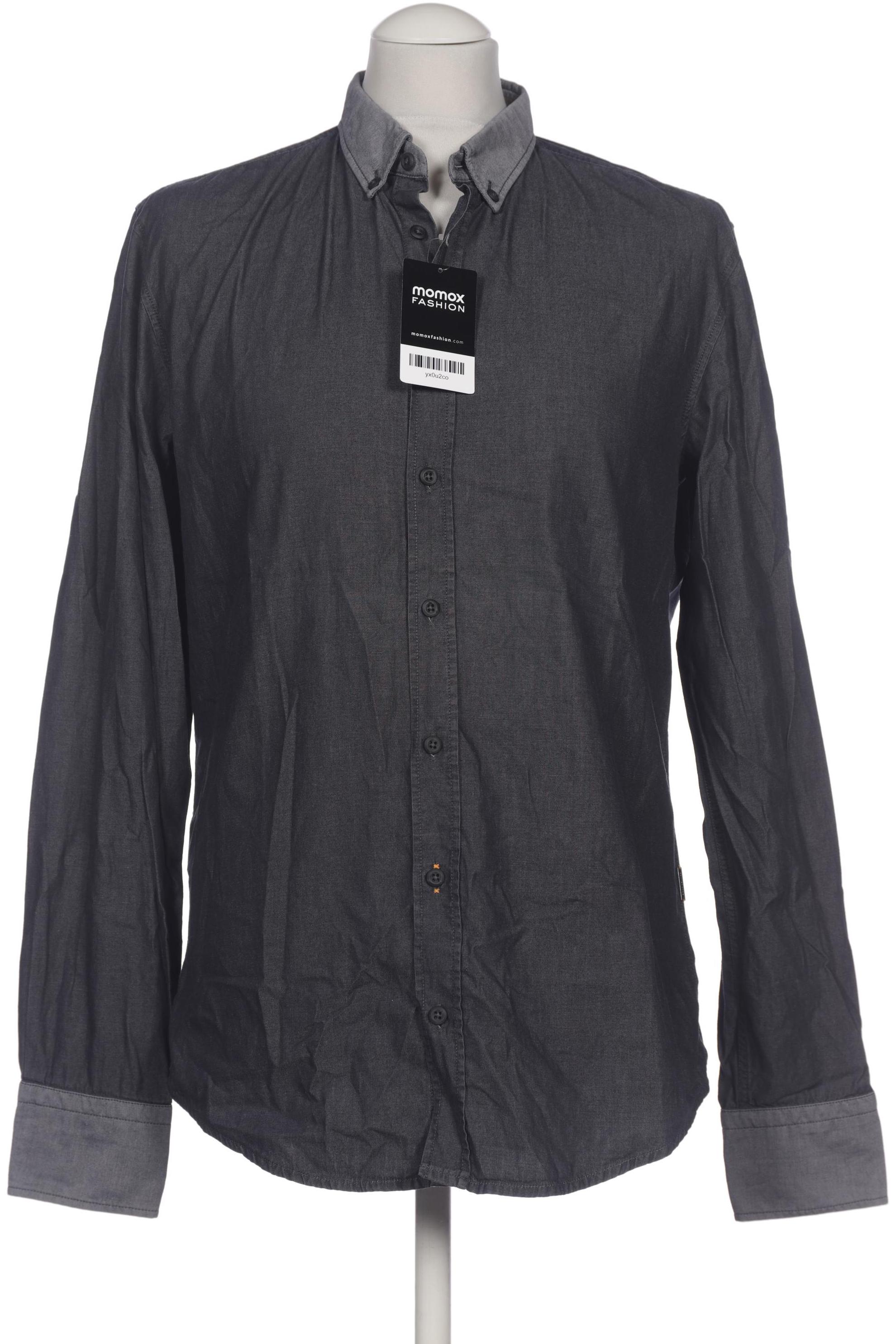 

Boss Orange Herren Hemd, grau, Gr. 48