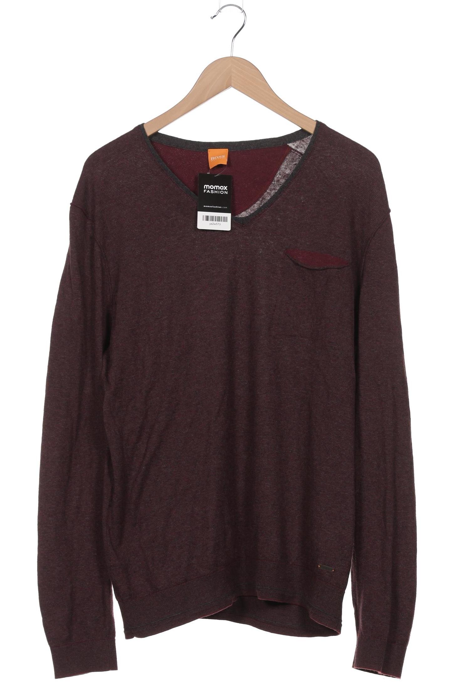 

Boss Orange Herren Pullover, bordeaux, Gr. 54