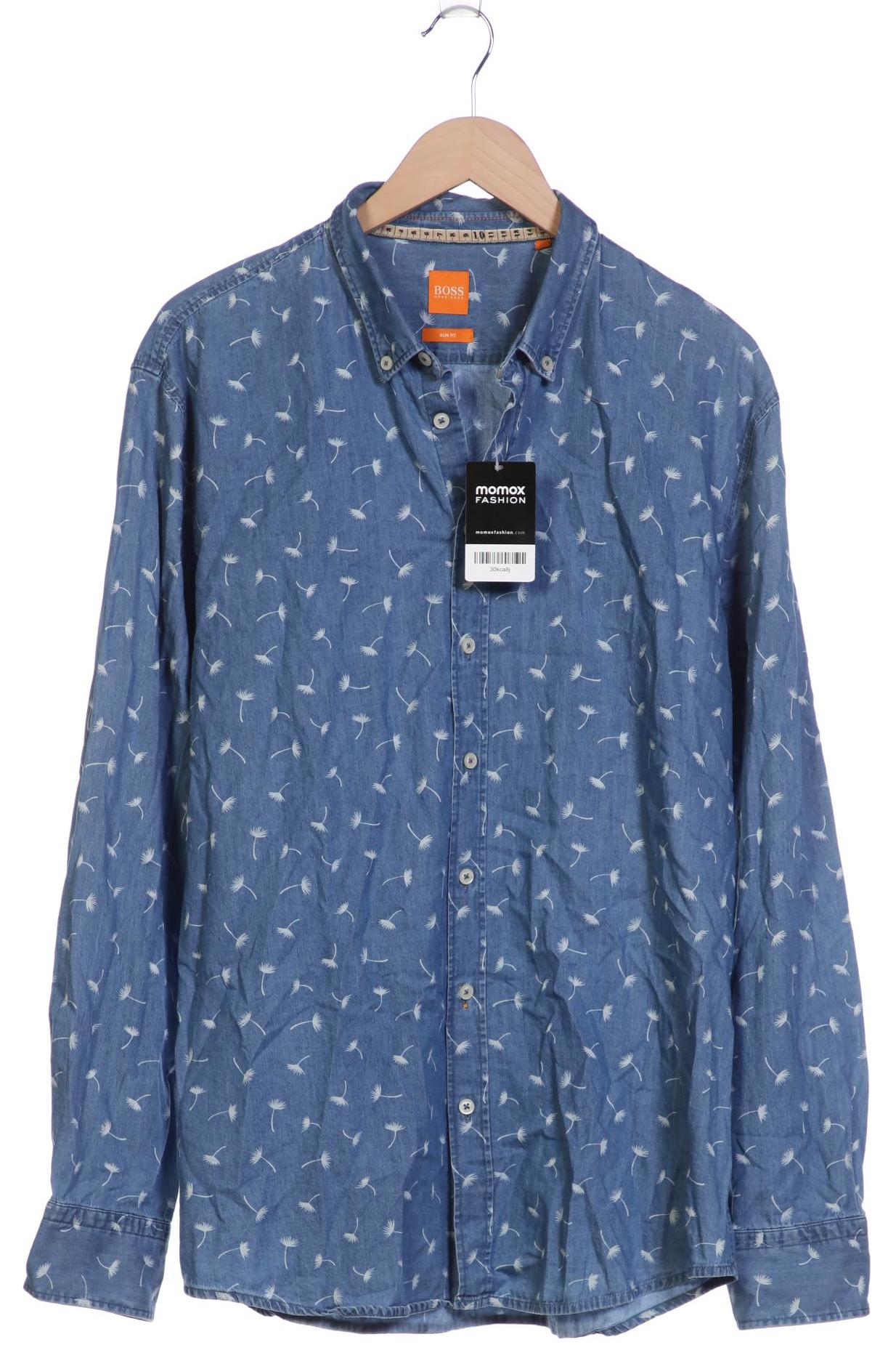 

Boss Orange Herren Hemd, blau, Gr. 56