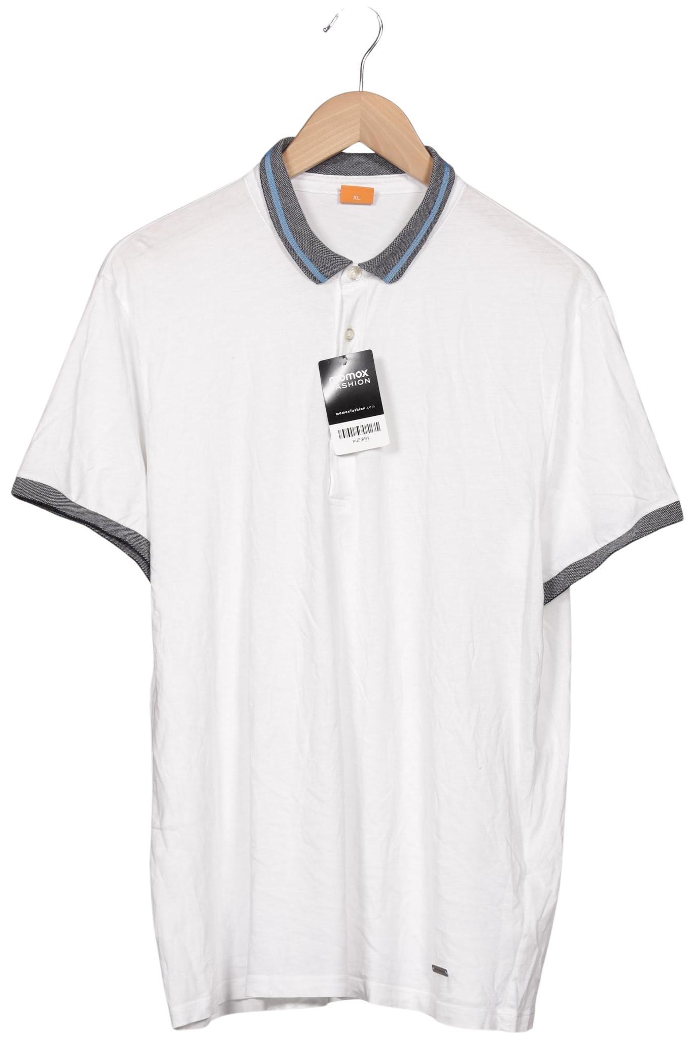 

Boss Orange Herren Poloshirt, weiß, Gr. 54