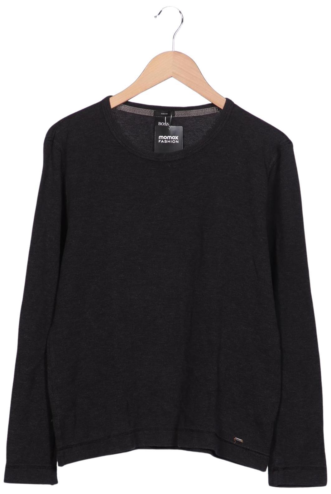 

Boss Orange Herren Langarmshirt, grau, Gr. 52