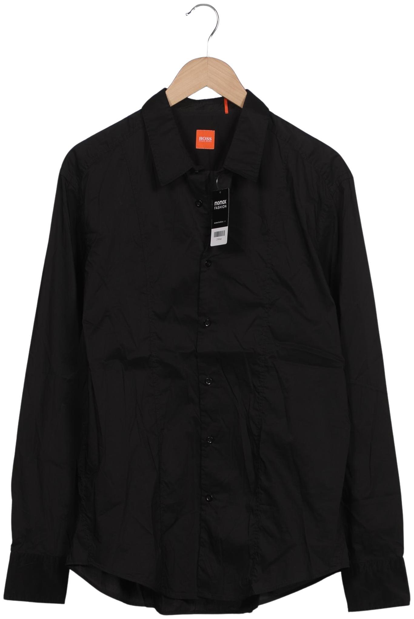 

Boss Orange Herren Hemd, schwarz, Gr. 56