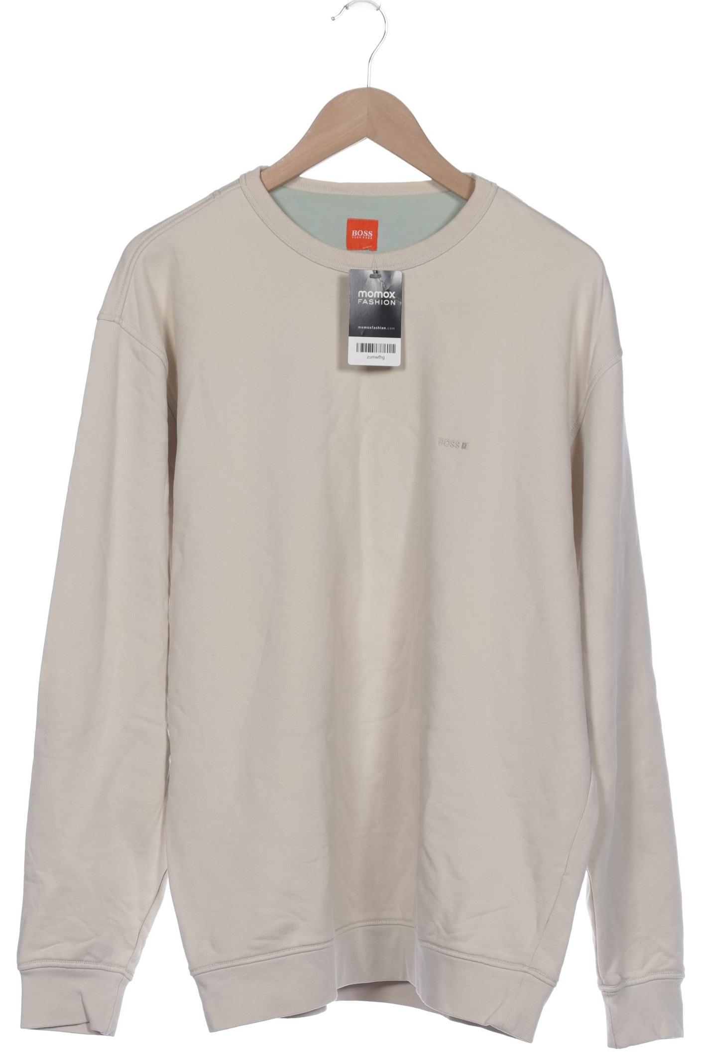 

Boss Orange Herren Sweatshirt, cremeweiß, Gr. 56