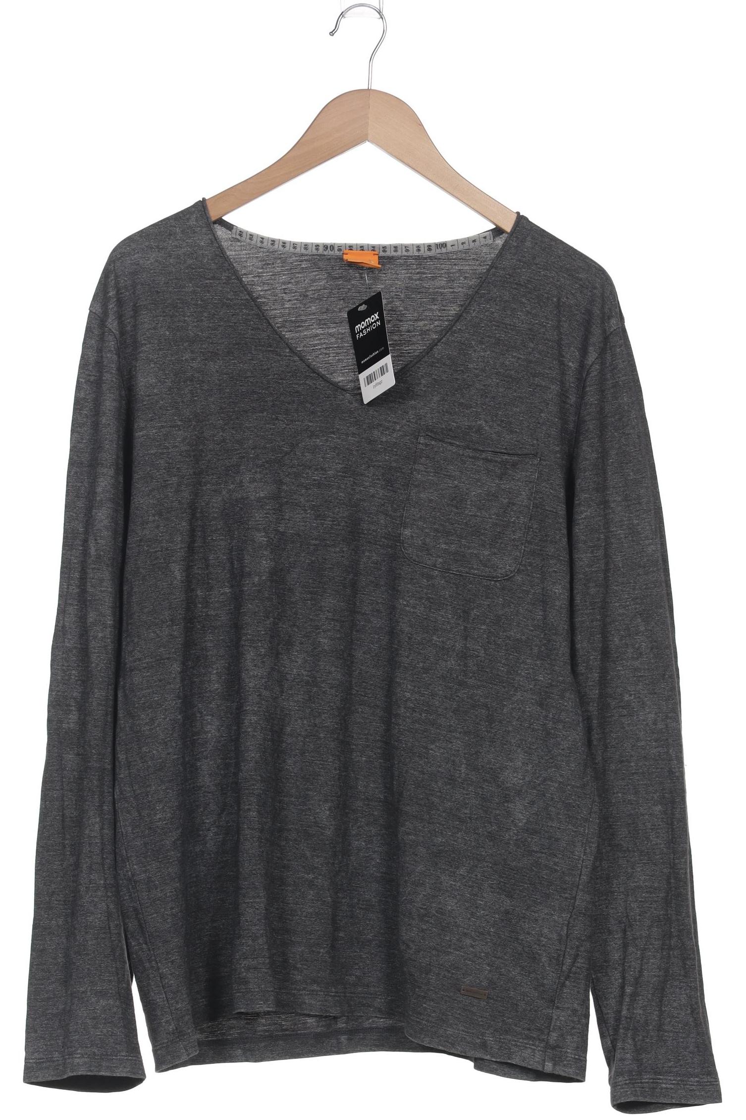 

Boss Orange Herren Langarmshirt, grau, Gr. 54