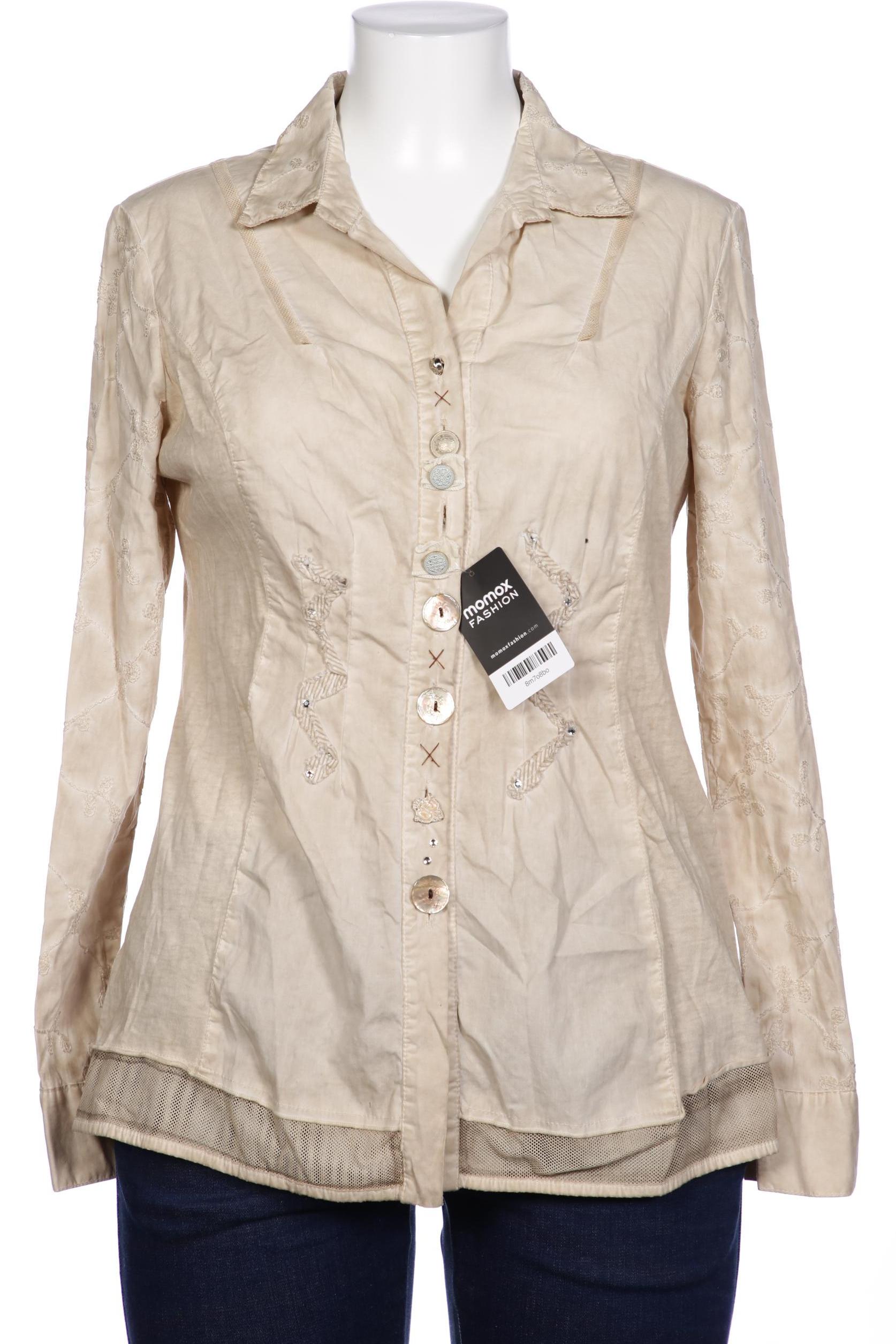 

Bottega Damen Bluse, beige, Gr. 42