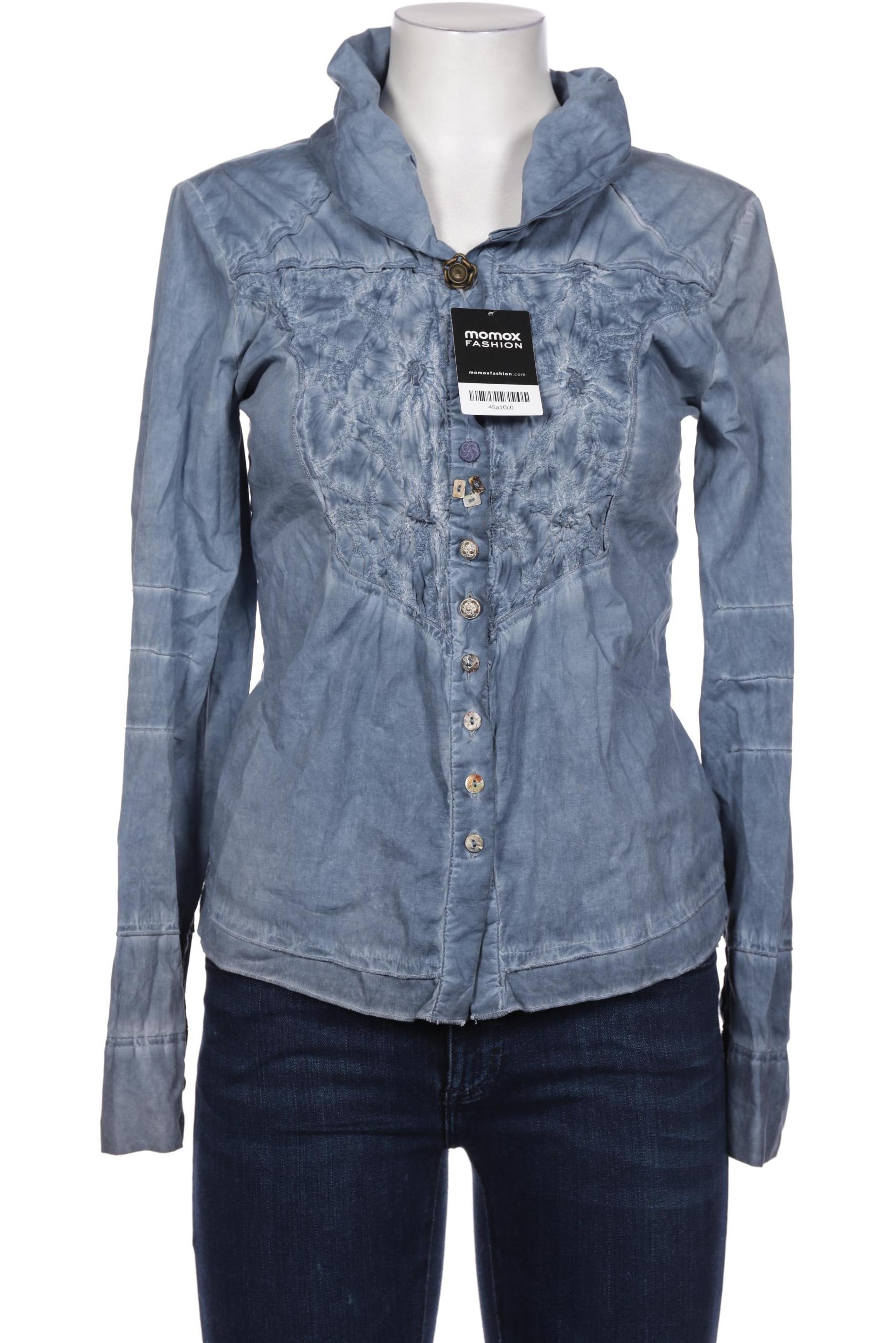 

Bottega Damen Bluse, blau, Gr. 42
