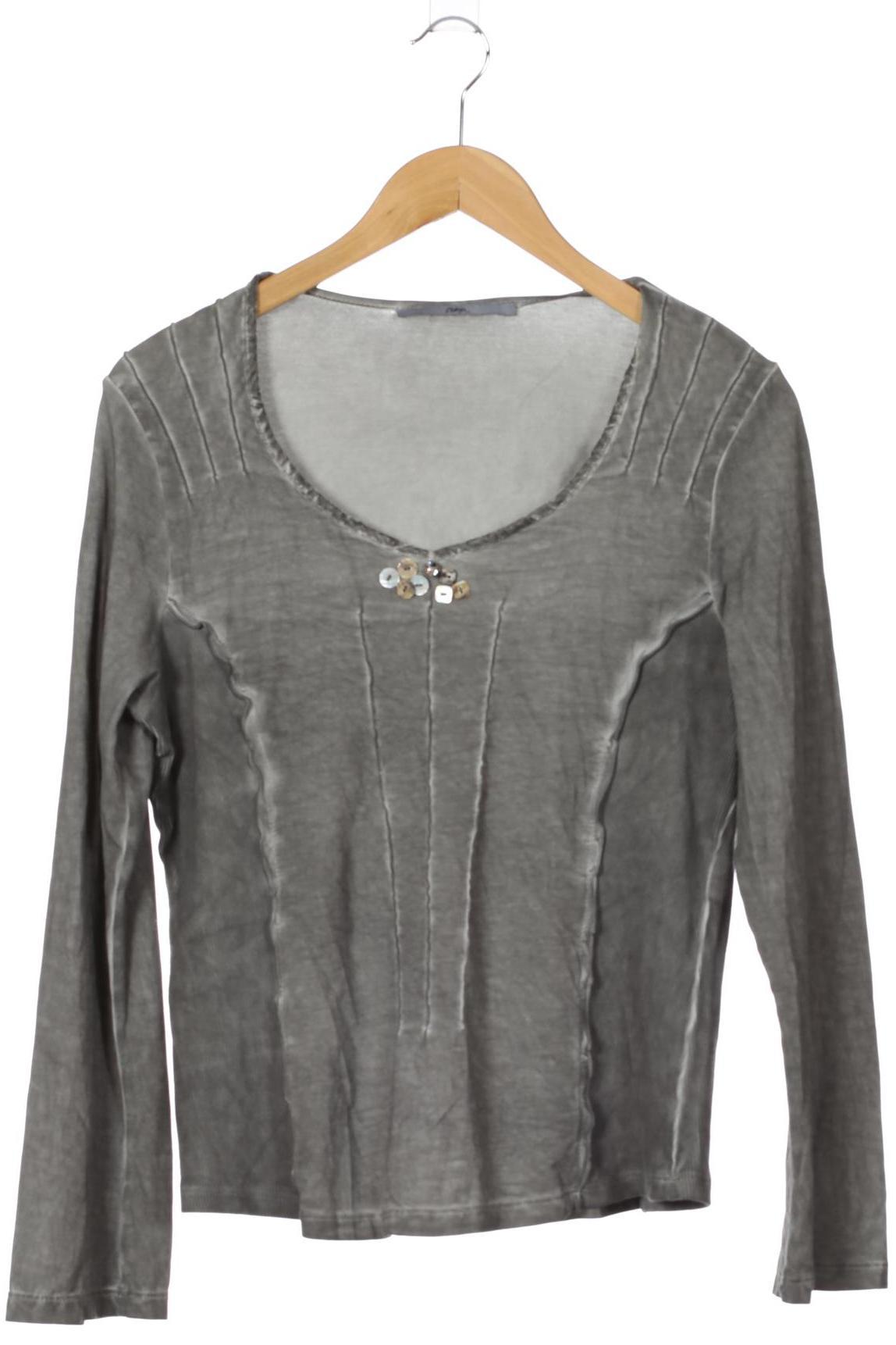 

Bottega Damen Langarmshirt, grau, Gr.