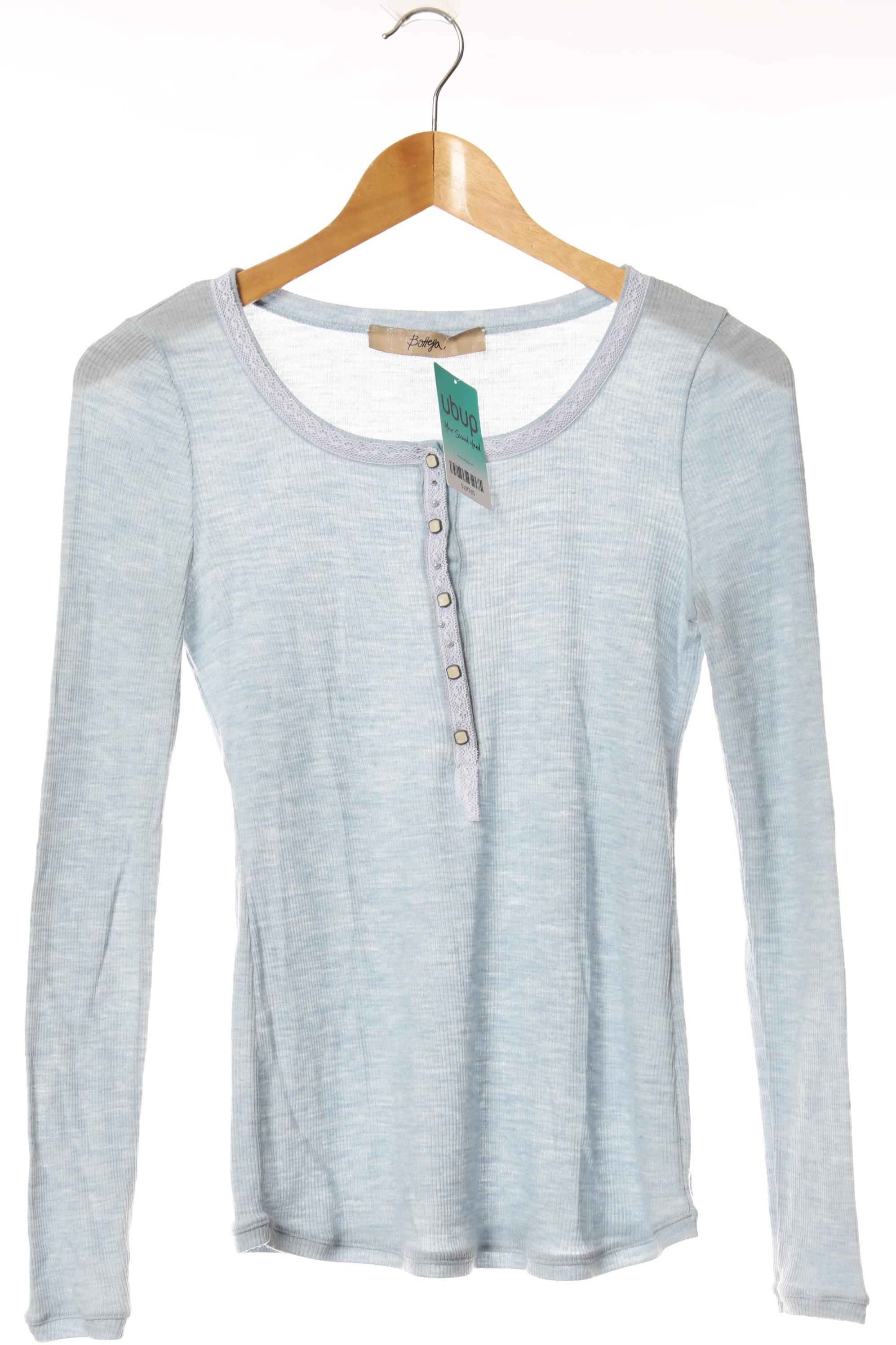 

Bottega Damen Langarmshirt, blau, Gr.