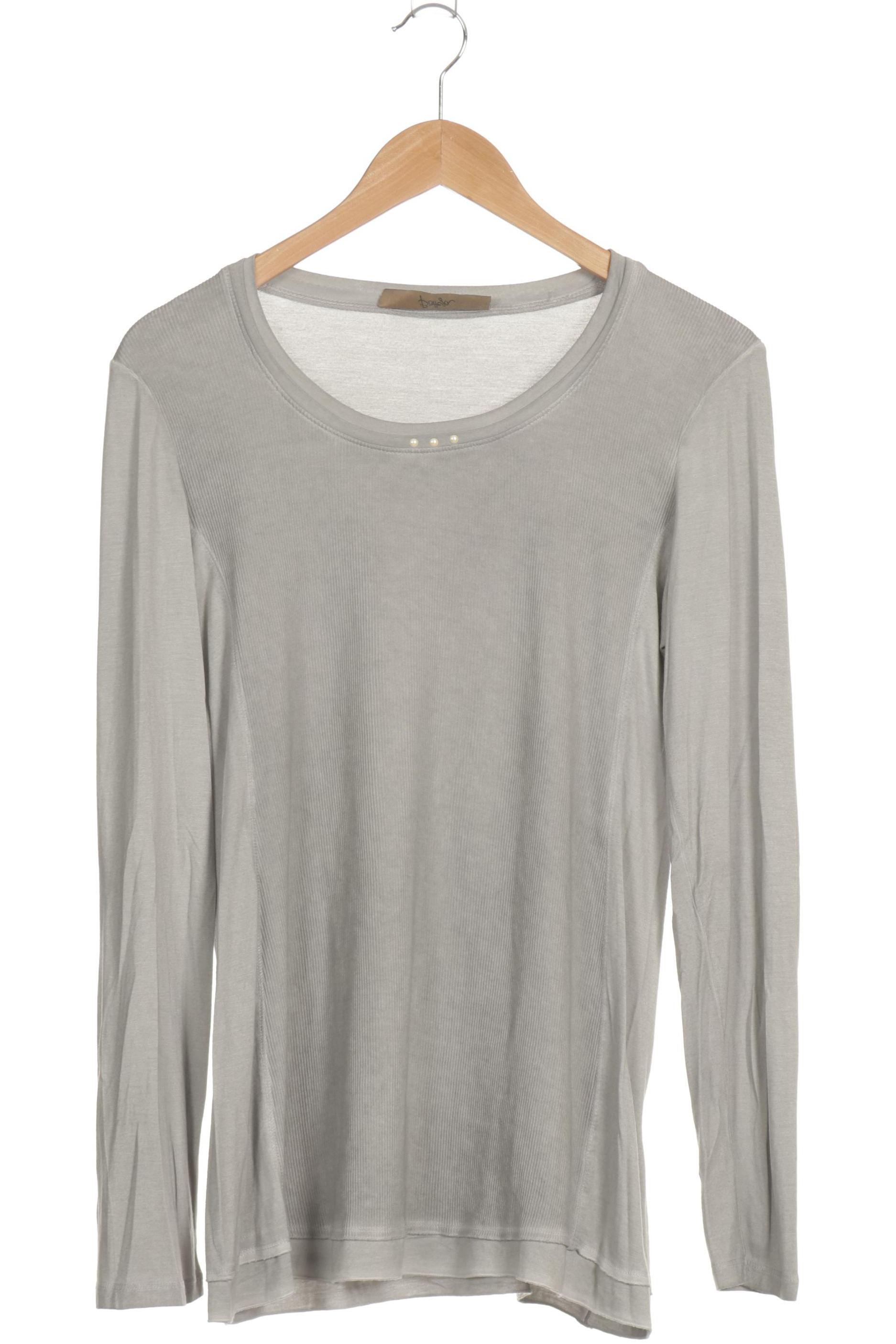 

Bottega Damen Langarmshirt, grau, Gr.