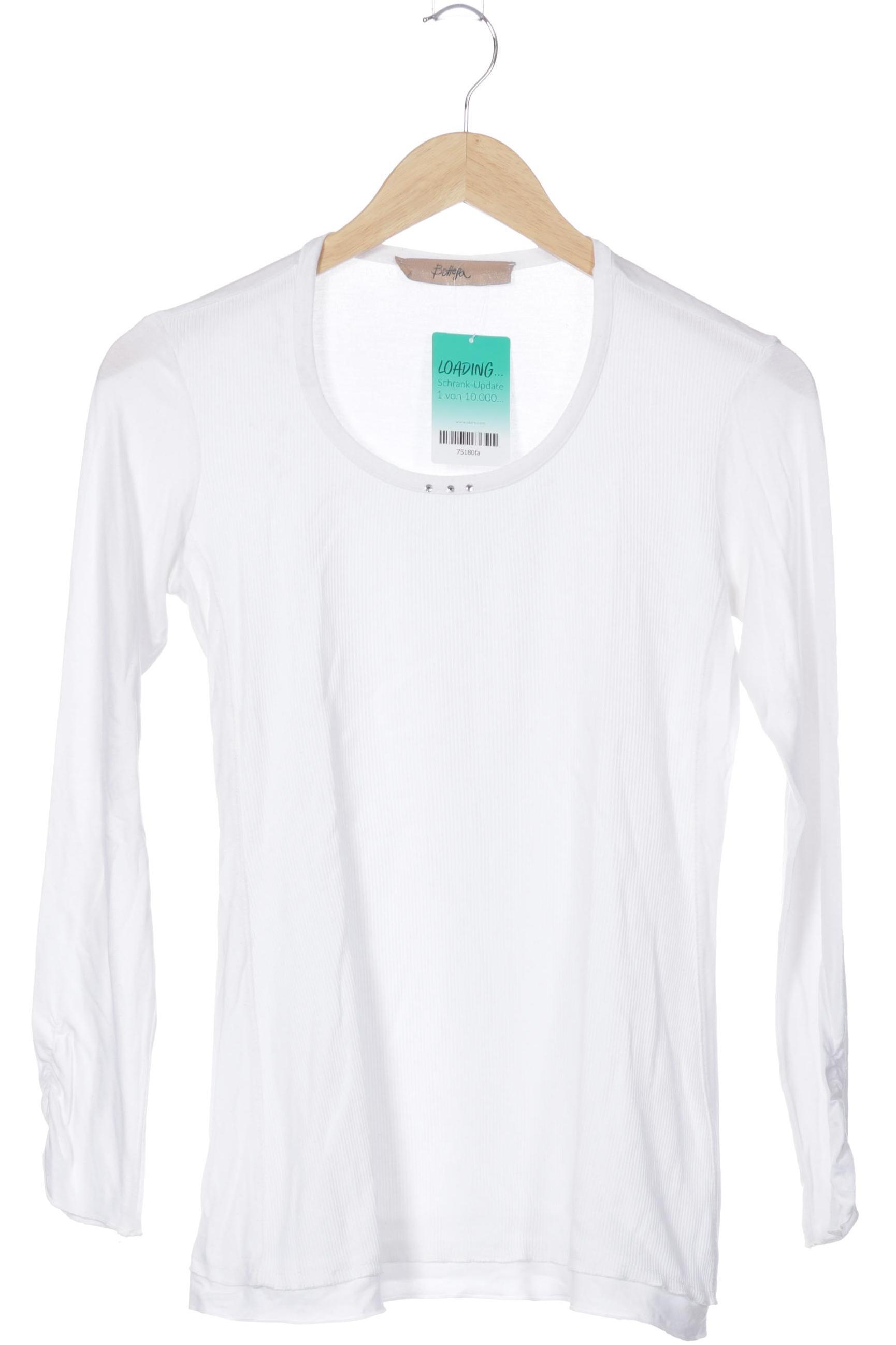 

Bottega Damen Langarmshirt, weiß, Gr.
