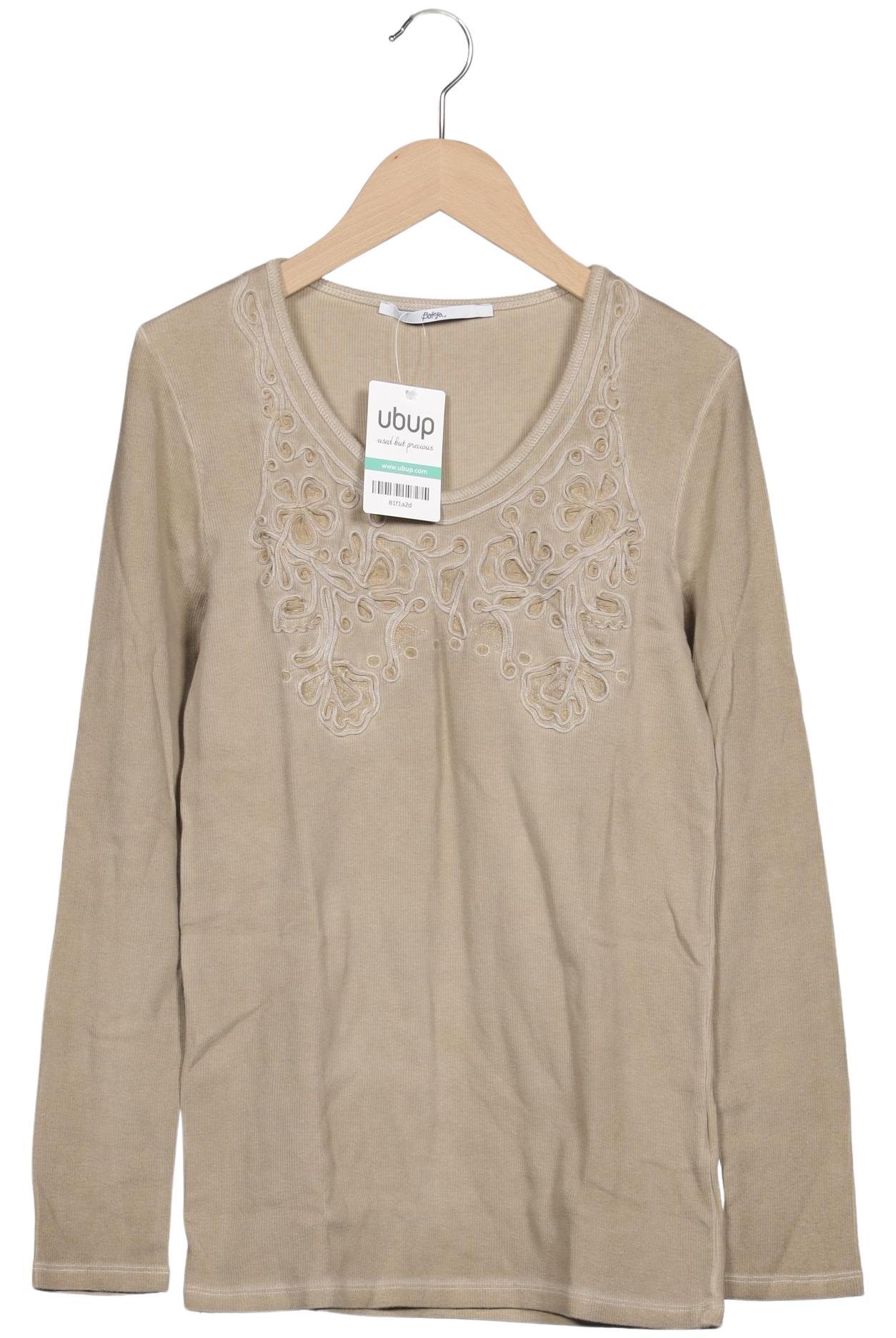 

Bottega Damen Langarmshirt, beige, Gr. 34