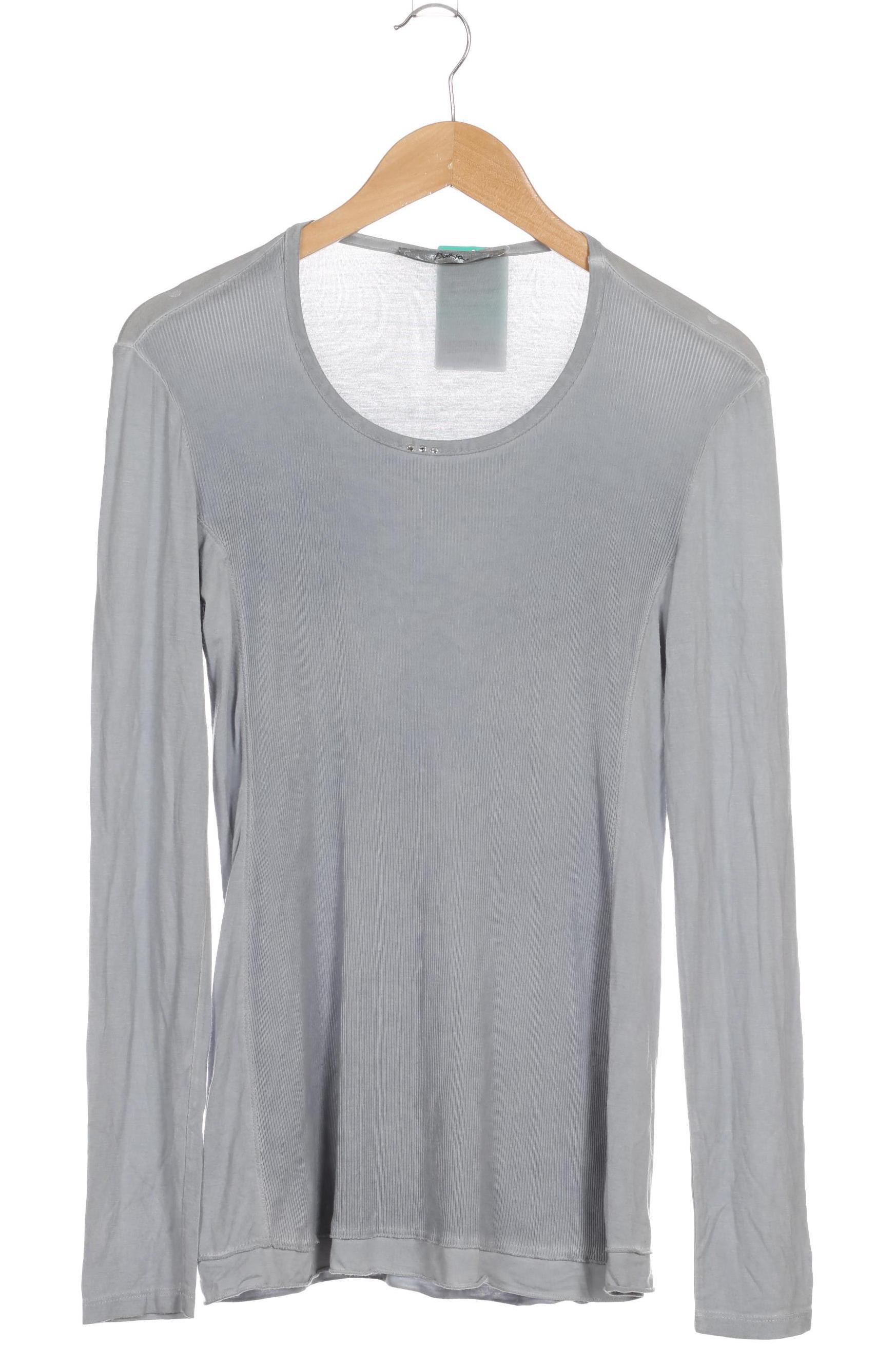 

Bottega Damen Langarmshirt, blau, Gr.